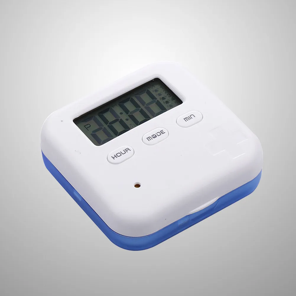 Digital Pill Box 4-Compartment Medicine Reminder with Alarm Clock Timer Countdown Time Display Portable Organizer for Daily
Digital Pill Box 4-Compartment Medicine Reminder with Alarm Clock Timer Countdown Time Display Portable Organizer for Daily