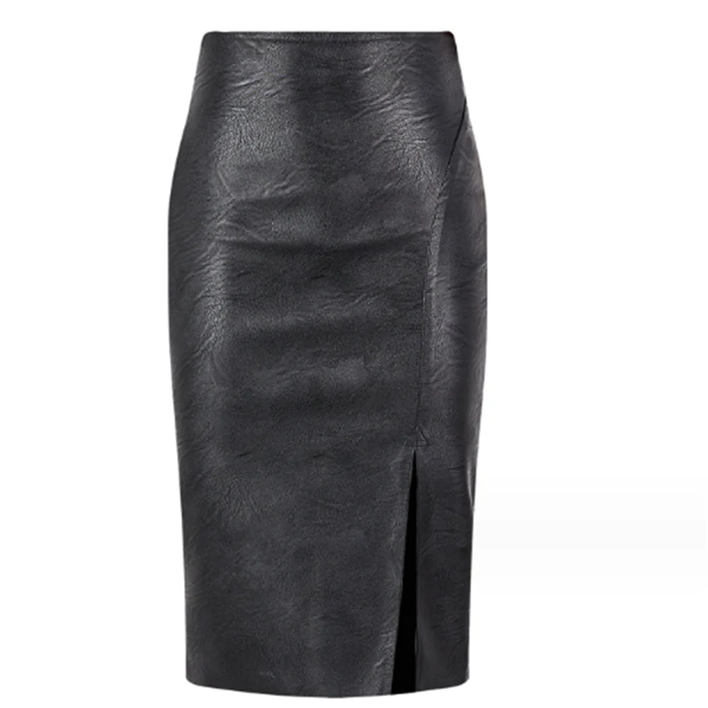 PU sexy leather skirt high waist tight body forked hips half skirt ropa para mujer casual
PU sexy leather skirt high waist tight body forked hips half skirt ropa para mujer casual