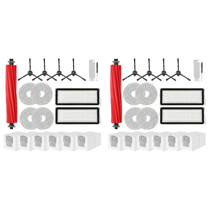 ABMS-2 Set Accessories For Roborock Q Revo Pro, Q Revo Maxv, Q Revo S Vacuum Cleaner Main Brush HEPA Filters Dust Bags Wipes
ABMS-2 Set Accessories For Roborock Q Revo Pro, Q Revo Maxv, Q Revo S Vacuum Cleaner Main Brush HEPA Filters Dust Bags Wipes