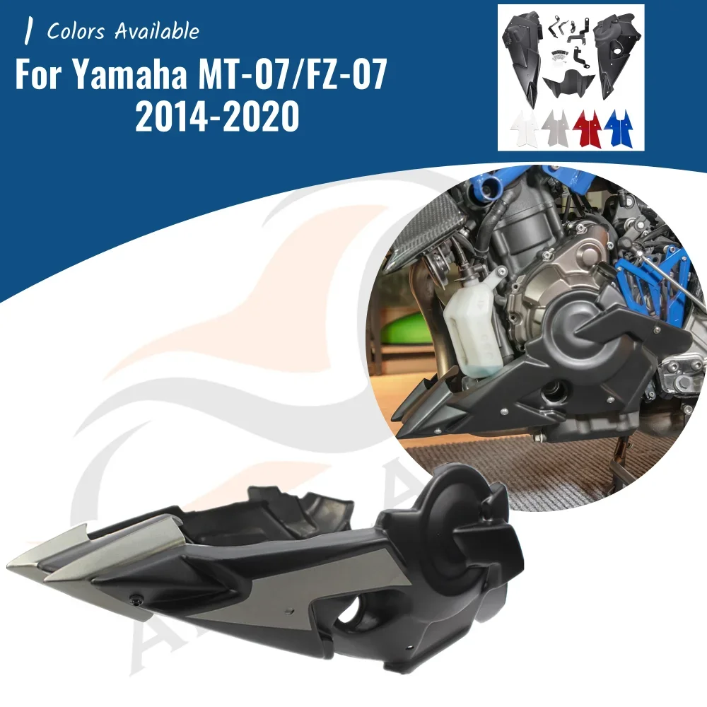 For Yamaha MT-07 2014-2020 MT07 Belly Pan Motorcycle Bellypan Engine Spoiler Lower Fairing MT FZ 07 Body Frame Panel Accessories
For Yamaha MT-07 2014-2020 MT07 Belly Pan Motorcycle Bellypan Engine Spoiler Lower Fairing MT FZ 07 Body Frame Panel Accessories