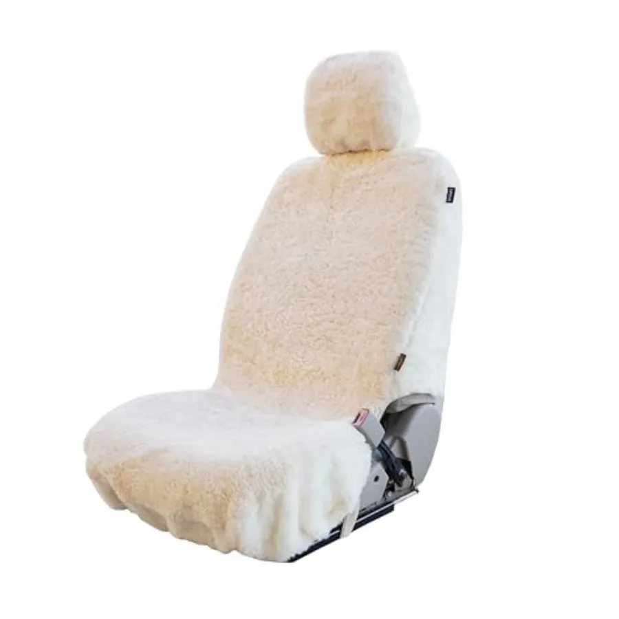 Premium Sheepskin Car Seat Cover - All Season Comfort and Protection Easy Installation 56 x 23 Beige Color
Premium Sheepskin Car Seat Cover - All Season Comfort and Protection Easy Installation 56 x 23 Beige Color