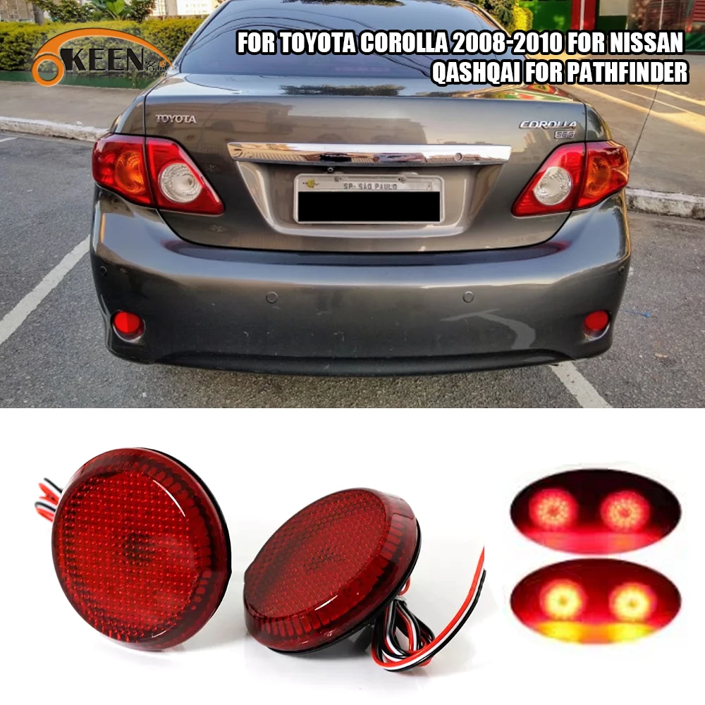 OKEEN 2pcs LED Rear Bumper Reflector Lights For Toyota Corolla Sienna Nissan Qashqai Pathfinder Juke X-TRAIL 2007 2008 2009 2010
OKEEN 2pcs LED Rear Bumper Reflector Lights For Toyota Corolla Sienna Nissan Qashqai Pathfinder Juke X-TRAIL 2007 2008 2009 2010