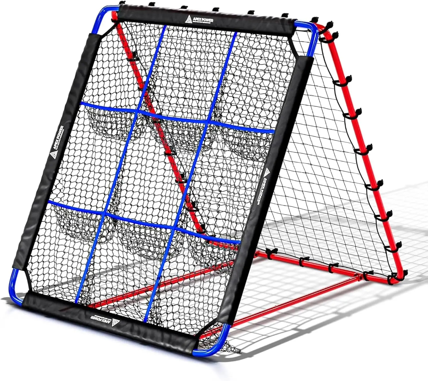 12-Angle Baseball Rebounder Net with 9 Pocket Targets - Multi-Sport Training Equipment for Soccer, Volleyball, Basketball & More
12-Angle Baseball Rebounder Net with 9 Pocket Targets - Multi-Sport Training Equipment for Soccer, Volleyball, Basketball & More