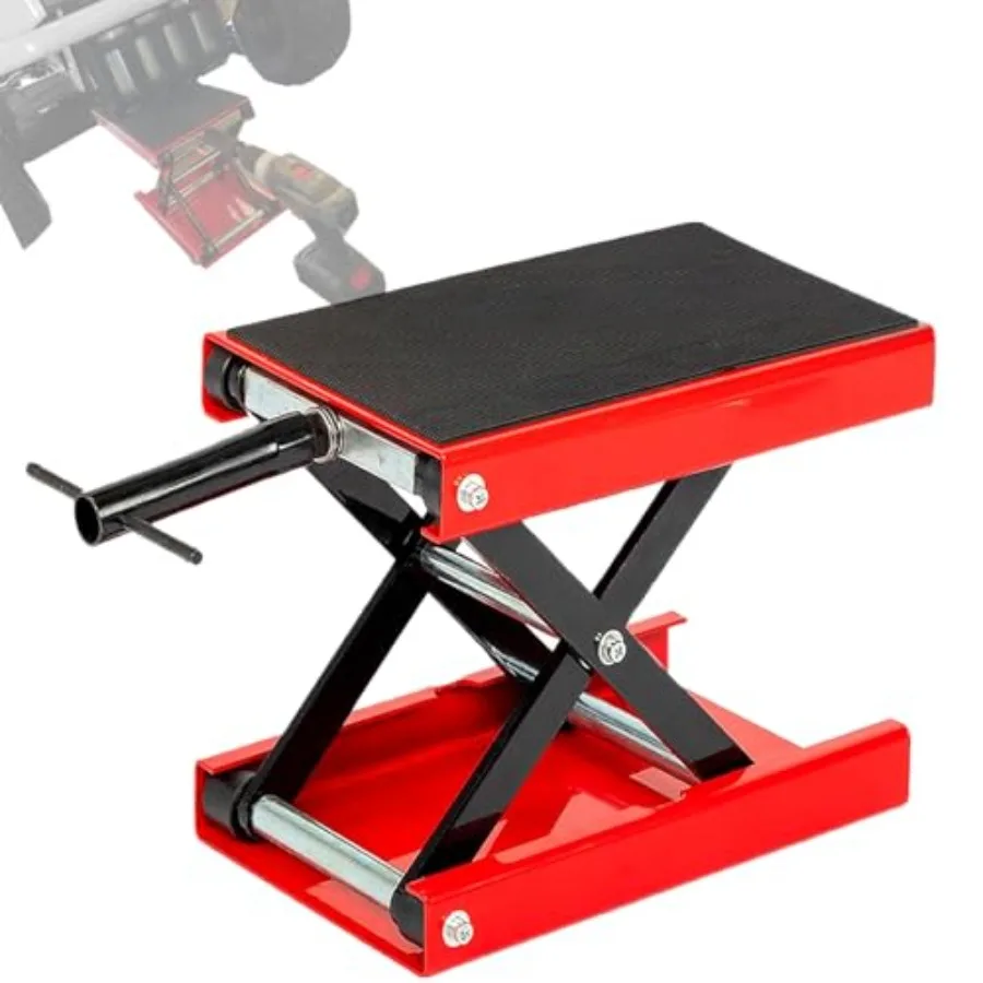 1100 lb Motorcycle Scissor Lift Jack Compact Quick Lift Stand for Dirt Bikes ATVs and Scooters Center Jack for Home Garage and
1100 lb Motorcycle Scissor Lift Jack Compact Quick Lift Stand for Dirt Bikes ATVs and Scooters Center Jack for Home Garage and