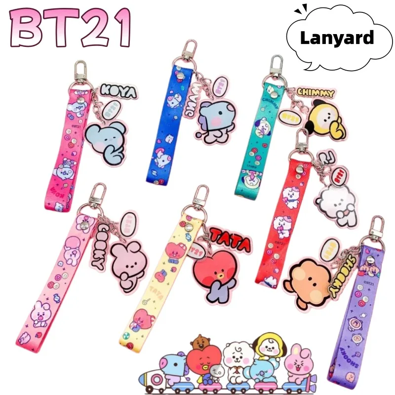 BT21 Chimmy Tata Cooky cute high-appearance cartoon wristband keychain creative personalized anime character peripheral pendant
BT21 Chimmy Tata Cooky cute high-appearance cartoon wristband keychain creative personalized anime character peripheral pendant