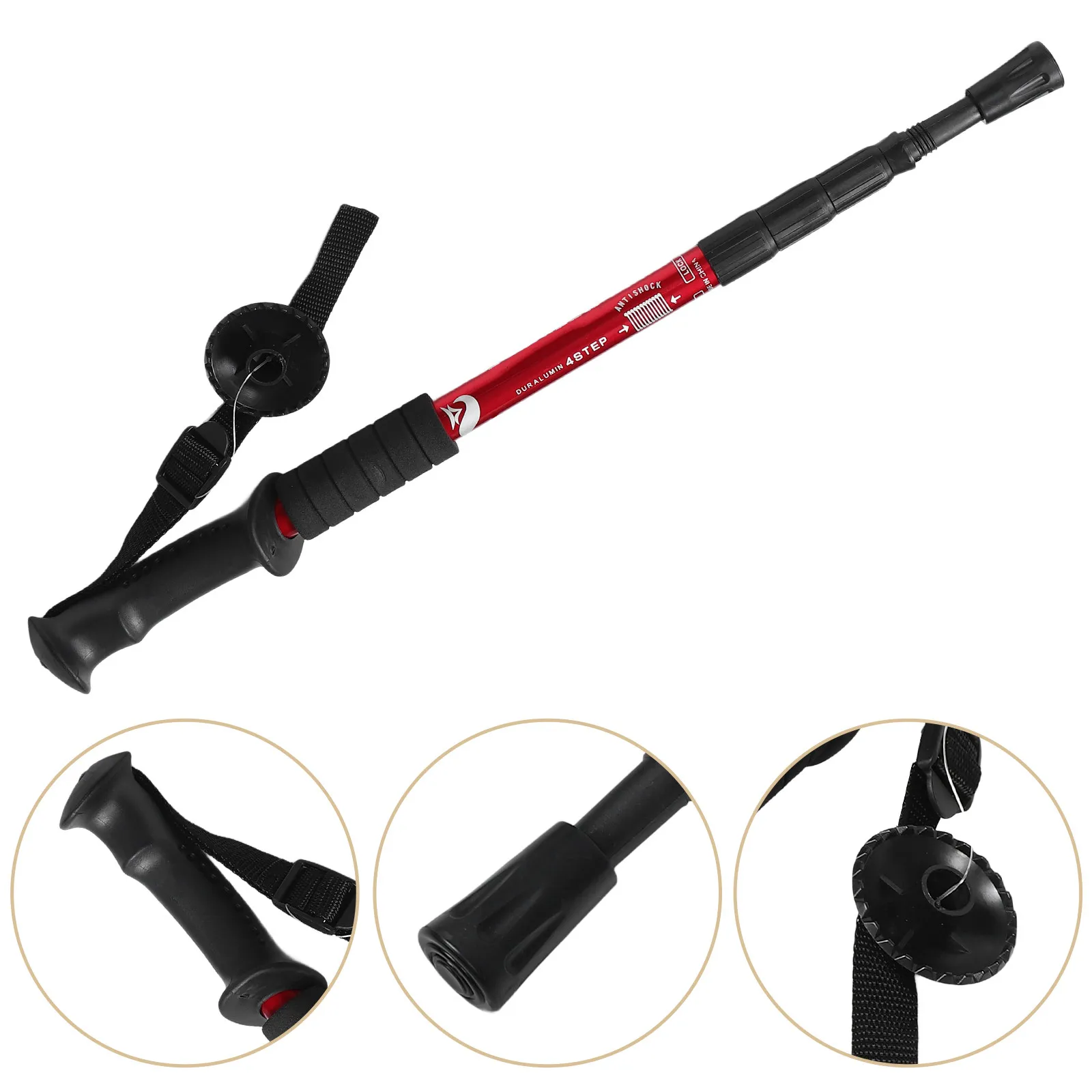 Adjustable Aluminum Alloy Lightweight Walking Stick Telescoping Shock Absorbing Hiking Pole for Men Women Seniors Outdoor
Adjustable Aluminum Alloy Lightweight Walking Stick Telescoping Shock Absorbing Hiking Pole for Men Women Seniors Outdoor