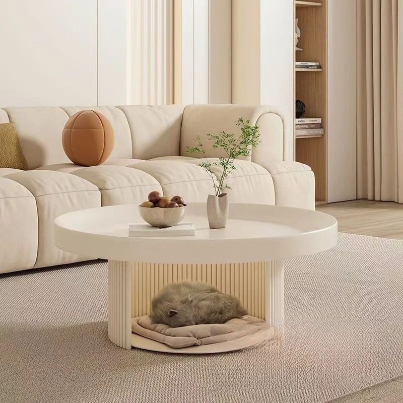 French coffee table cream retro living room sofa low table modern small apartment home creative pet round combination
French coffee table cream retro living room sofa low table modern small apartment home creative pet round combination