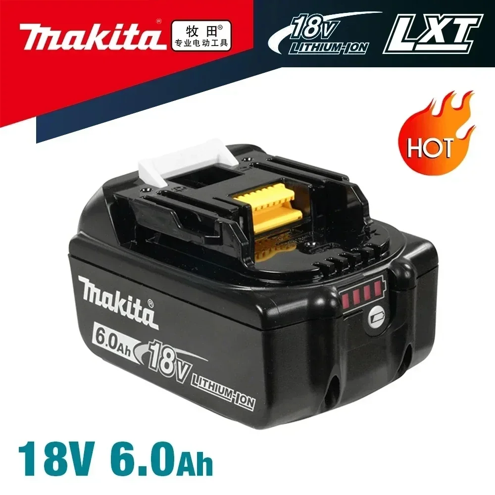 Original Makita Lithium-Ion Rechargeable Battery 6.0Ah 18V BL1860 BL1830 BL1850 BL1860B Replacement Battery for Power Tools
Original Makita Lithium-Ion Rechargeable Battery 6.0Ah 18V BL1860 BL1830 BL1850 BL1860B Replacement Battery for Power Tools