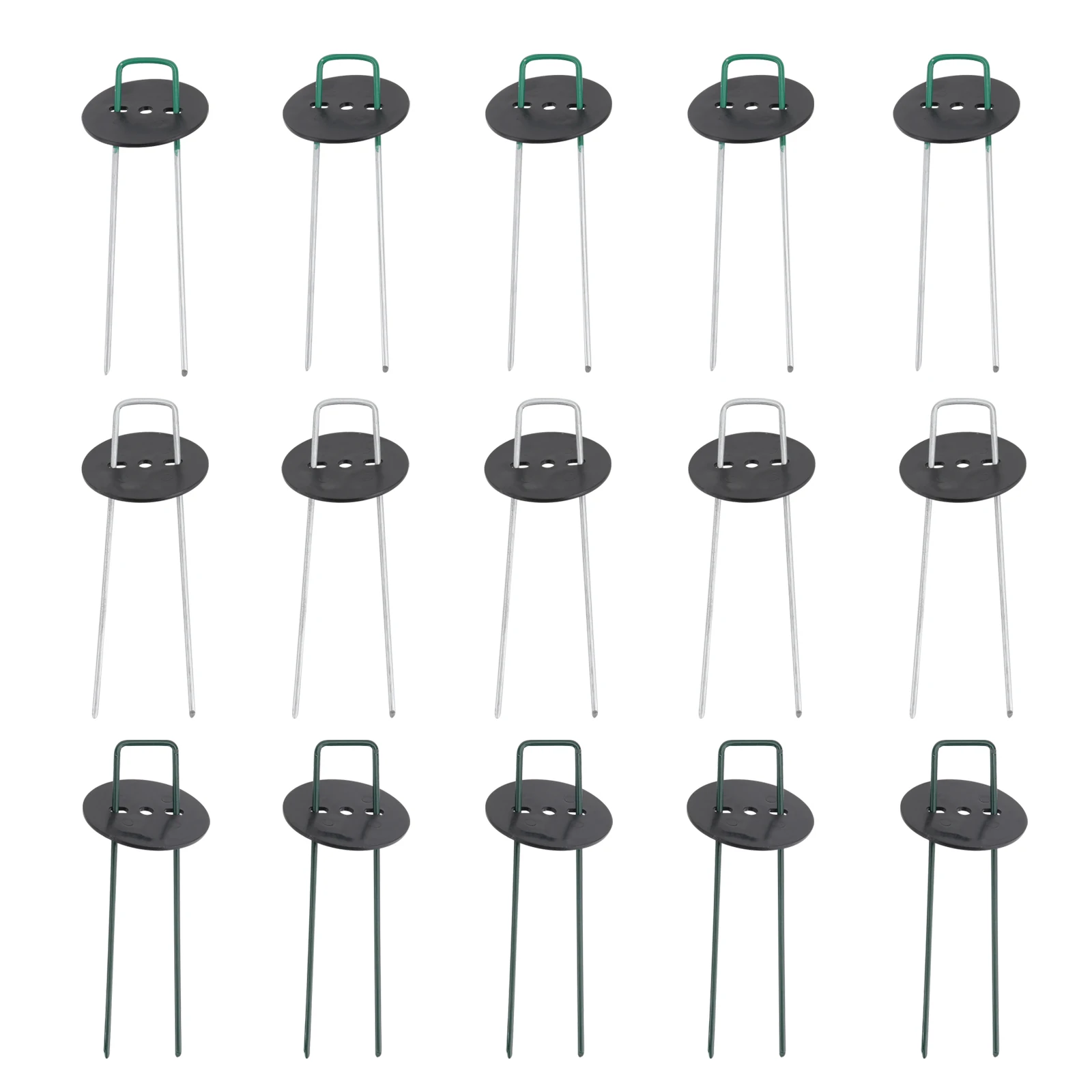 U-shaped Ground Stakes Metal Pegs for Tents Canopies Tarps Landscaping Garden Plants Secure Mounting Beveled Ends Practical
U-shaped Ground Stakes Metal Pegs for Tents Canopies Tarps Landscaping Garden Plants Secure Mounting Beveled Ends Practical