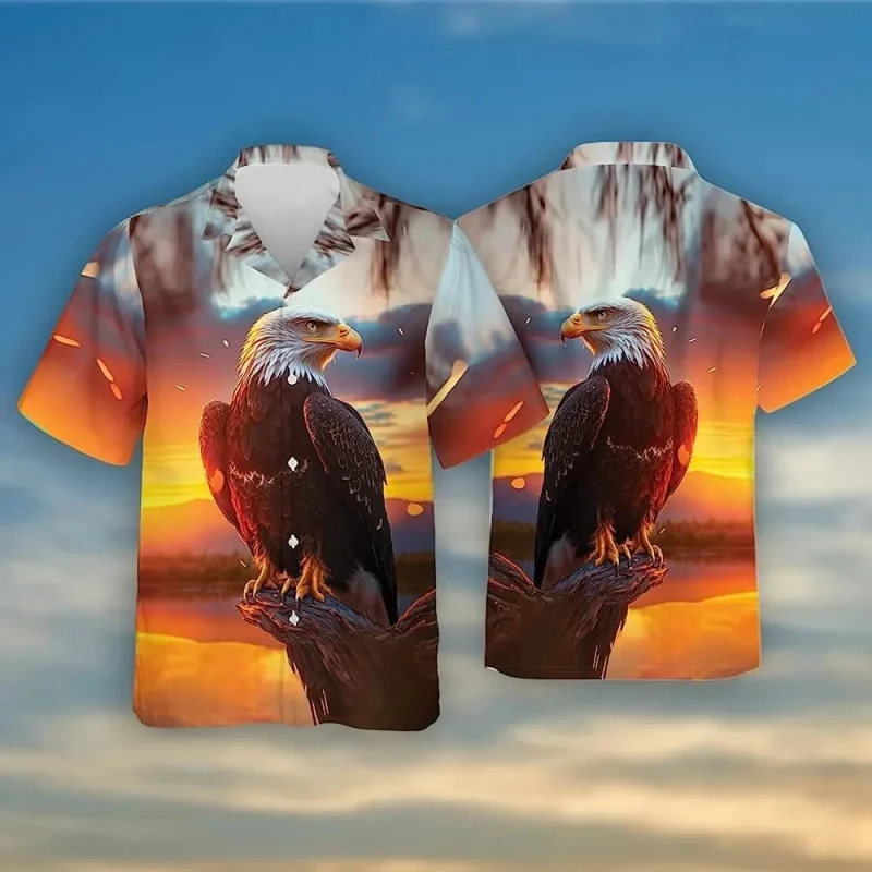 2024 USA Flag Shirts For Men American Eagle 3d Printing Men's Hawaiian Shirt Beach Short Sleeve Fashion Tops Tees Blouse Camisa
2024 USA Flag Shirts For Men American Eagle 3d Printing Men's Hawaiian Shirt Beach Short Sleeve Fashion Tops Tees Blouse Camisa