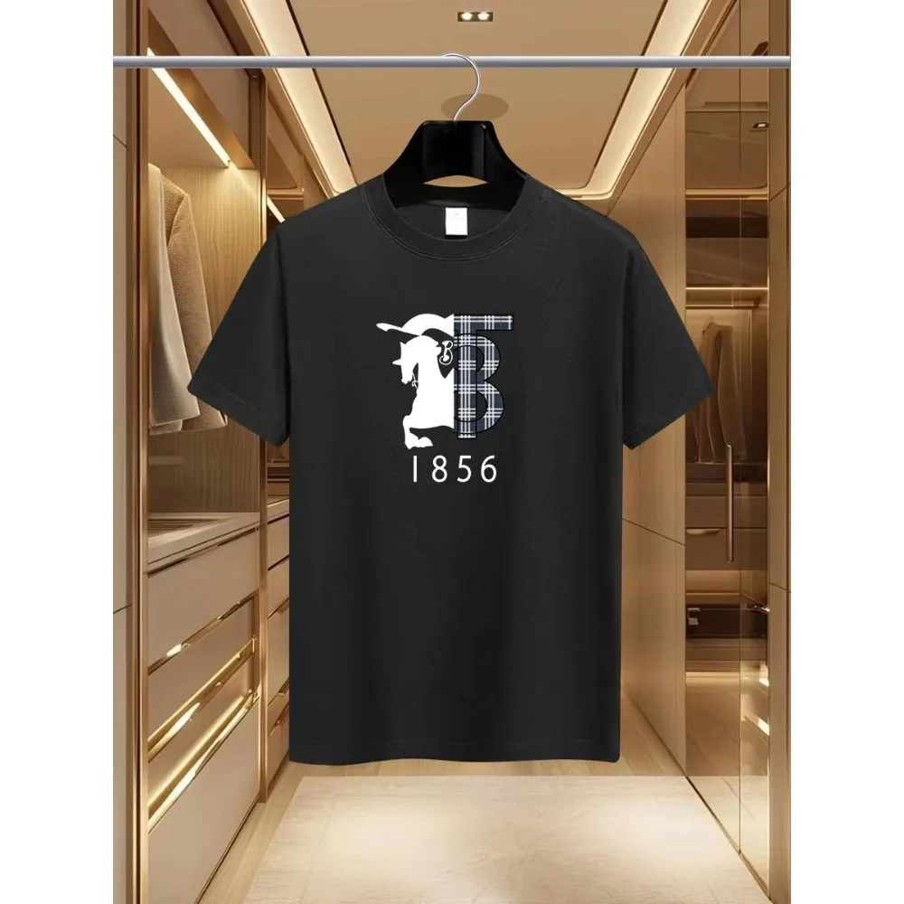Summer New Luxury Fashion TB Horse Print T-shirt 2025 Men's and Women's Pure Cotton Round Neck Casual Trend Y2K Top Short Sleeve
Summer New Luxury Fashion TB Horse Print T-shirt 2025 Men's and Women's Pure Cotton Round Neck Casual Trend Y2K Top Short Sleeve