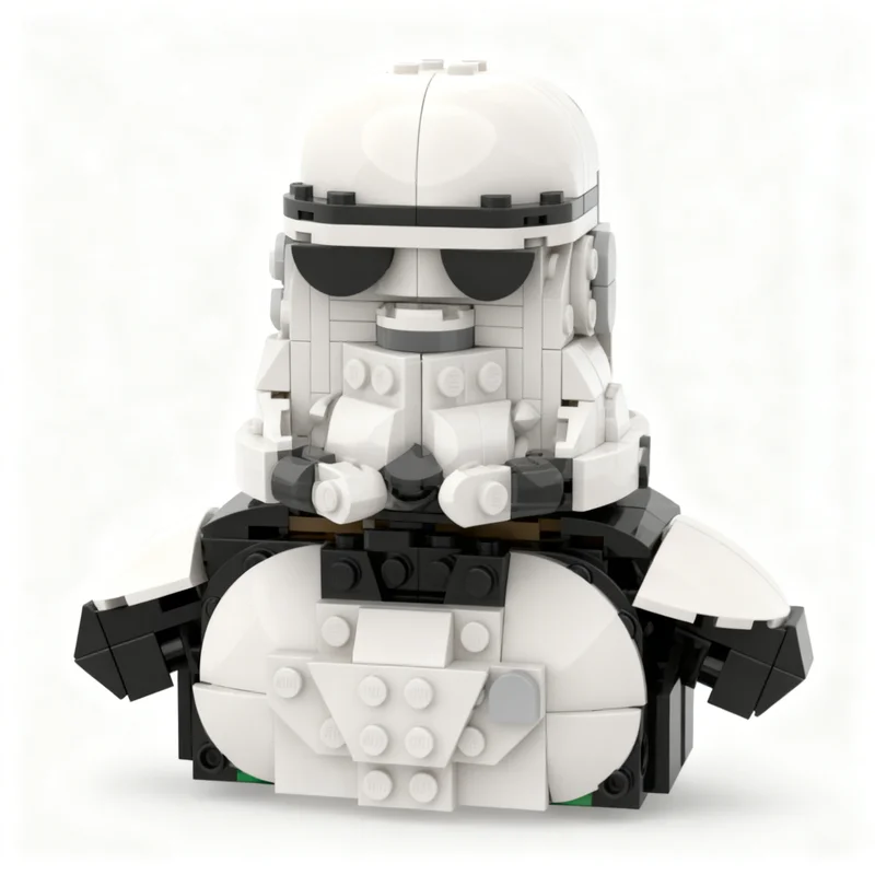 363pcs MOC Storm Trooper Bust Creator 3 1 Model Building Blocks Construction Toy Christmas Gifts DIY Creative Idea Education
363pcs MOC Storm Trooper Bust Creator 3 1 Model Building Blocks Construction Toy Christmas Gifts DIY Creative Idea Education