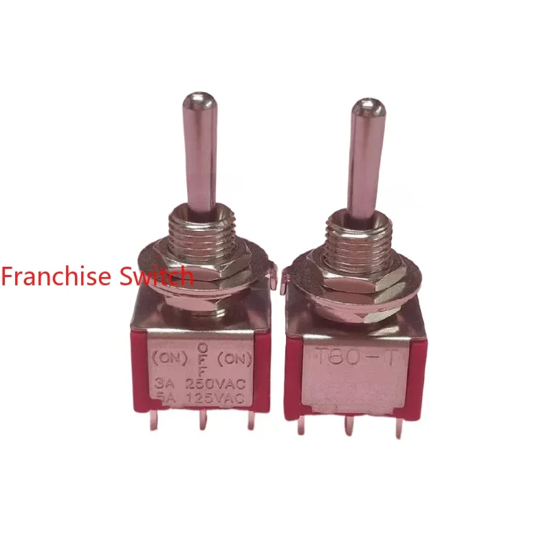 10PCS button switch, toggle switch T80-T six feet three gears double reset 6MM opening
10PCS button switch, toggle switch T80-T six feet three gears double reset 6MM opening
