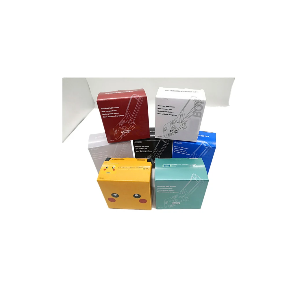 100PCS New Packing Boxes for Game Boy Advance SP for G-B-A SP Game Console Packing Carton
100PCS New Packing Boxes for Game Boy Advance SP for G-B-A SP Game Console Packing Carton