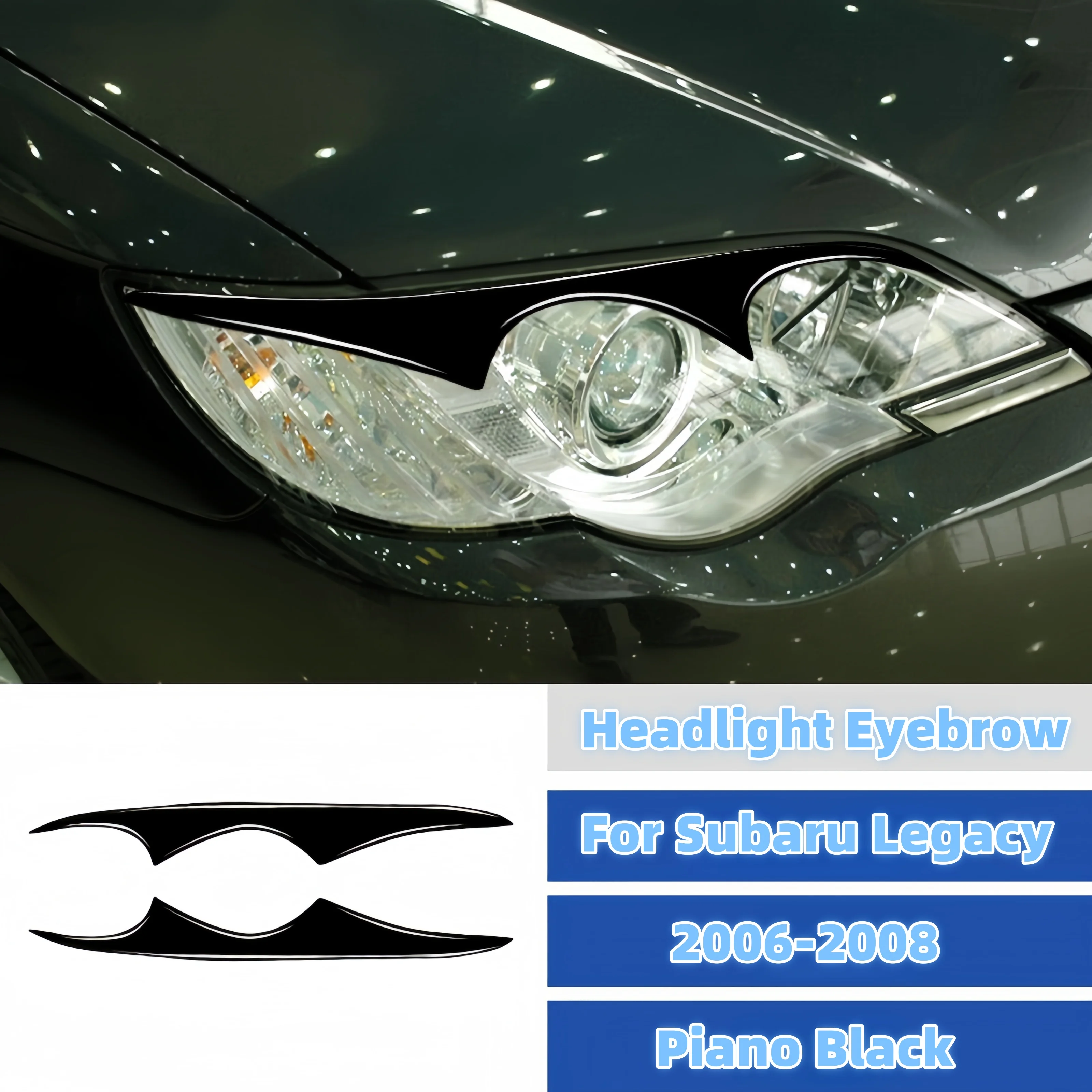 Для Subaru Legacy 2006-2008 пианино, черная Автомобильная фара, лампа, веко, крышка для бровей, отделка глаз, наклейка, Аксессуары для автомобилей
Для Subaru Legacy 2006-2008 пианино, черная Автомобильная фара, лампа, веко, крышка для бровей, отделка глаз, наклейка, Аксессуары для автомобилей