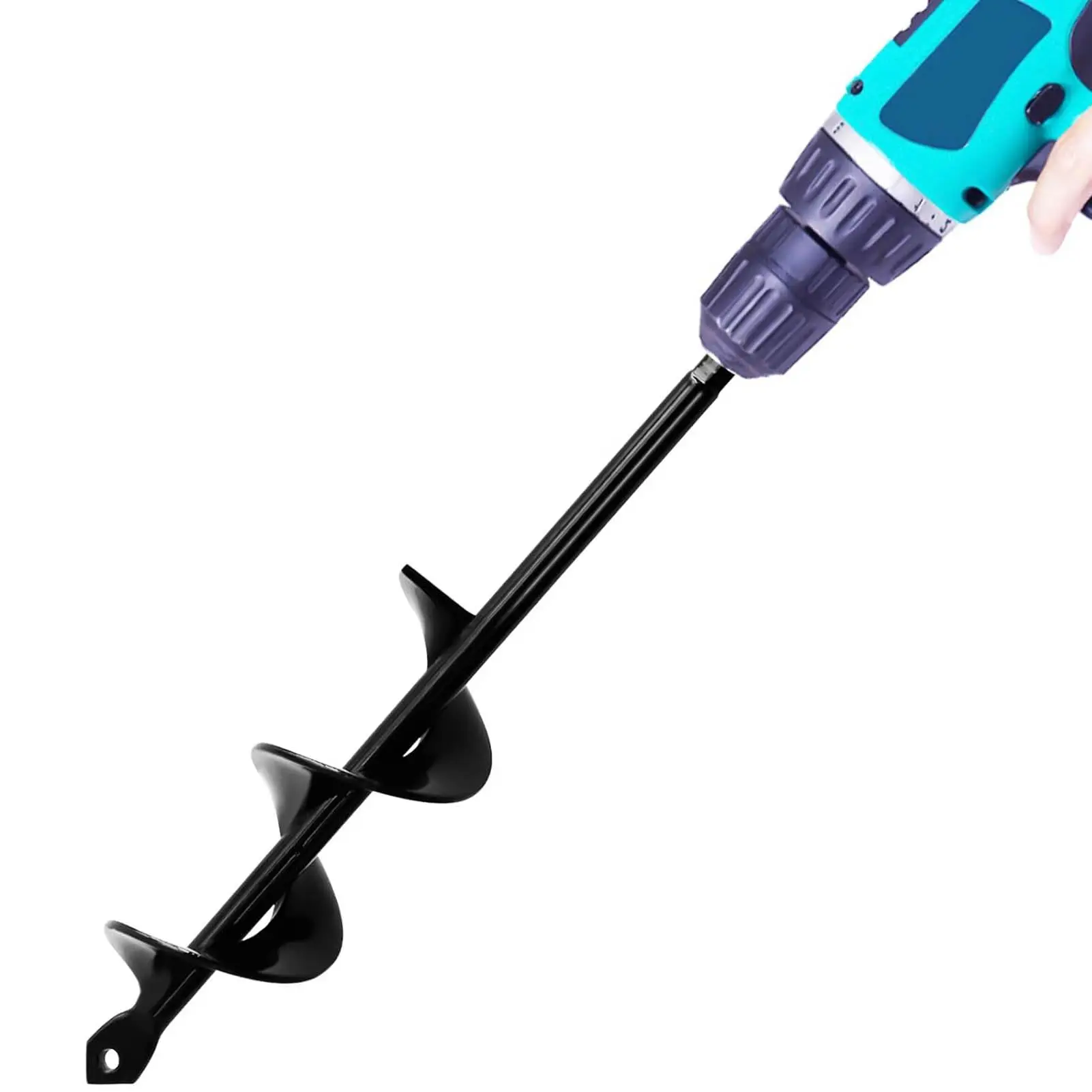 Electric Drill Compatible Garden Auger Spiral Drill Bit Manual Use for Planting Flowers Vegetables Soil Loosening Hole Digger
Electric Drill Compatible Garden Auger Spiral Drill Bit Manual Use for Planting Flowers Vegetables Soil Loosening Hole Digger