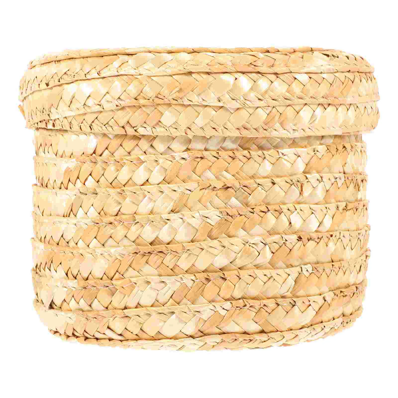 1 Straw Storage Basket 14x13cm Handmade Round Lid Airtight Snack Container Natural Rustic Large Space No
1 Straw Storage Basket 14x13cm Handmade Round Lid Airtight Snack Container Natural Rustic Large Space No