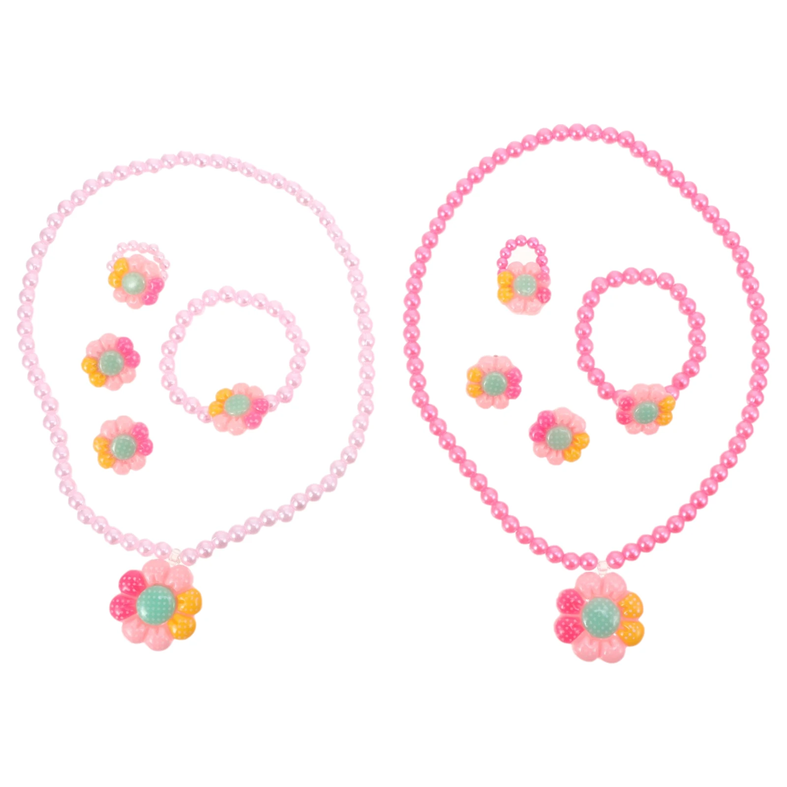 2 Sets Necklace Bracelet Kids Ear Clip Flower Jewelry Girls Accessories Pearl Sweet Photo Props Toy Costume Beauty
2 Sets Necklace Bracelet Kids Ear Clip Flower Jewelry Girls Accessories Pearl Sweet Photo Props Toy Costume Beauty
