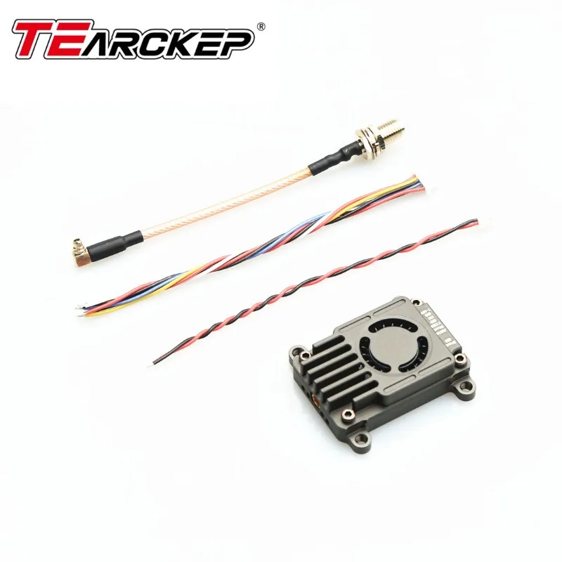 TEARCKEP 3W VTX 5.8G/4.9G/6G 72CH — видеопередатчик дальнего действия FPV с охлаждающим вентилятором и экранным управлением, детали для профессиональных дронов
TEARCKEP 3W VTX 5.8G/4.9G/6G 72CH — видеопередатчик дальнего действия FPV с охлаждающим вентилятором и экранным управлением, детали для профессиональных дронов