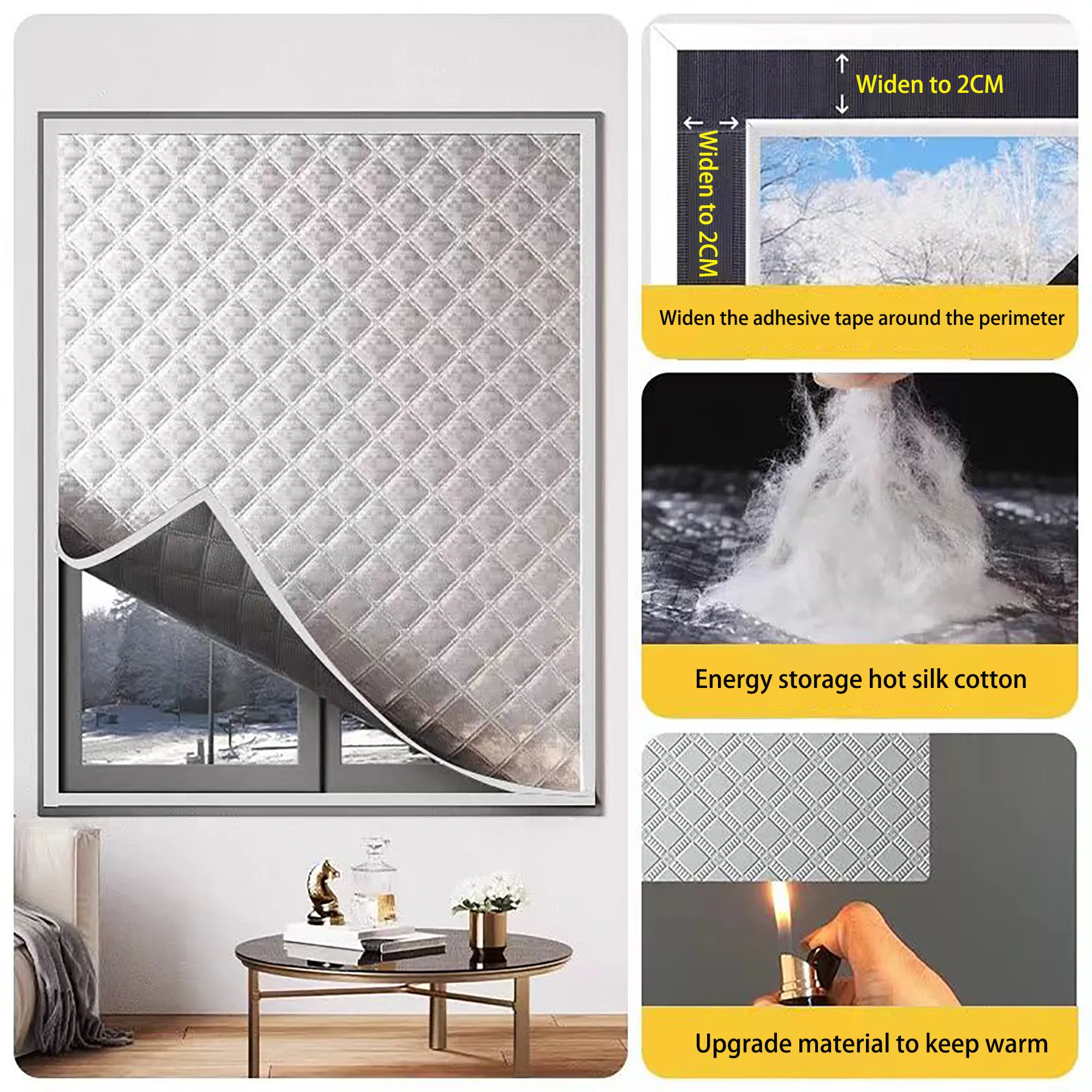 Antifreddo invernale, antivento, antipolvere, finestre riscaldanti, isolamento termico, protezione solare, finestre sigillate
Antifreddo invernale, antivento, antipolvere, finestre riscaldanti, isolamento termico, protezione solare, finestre sigillate