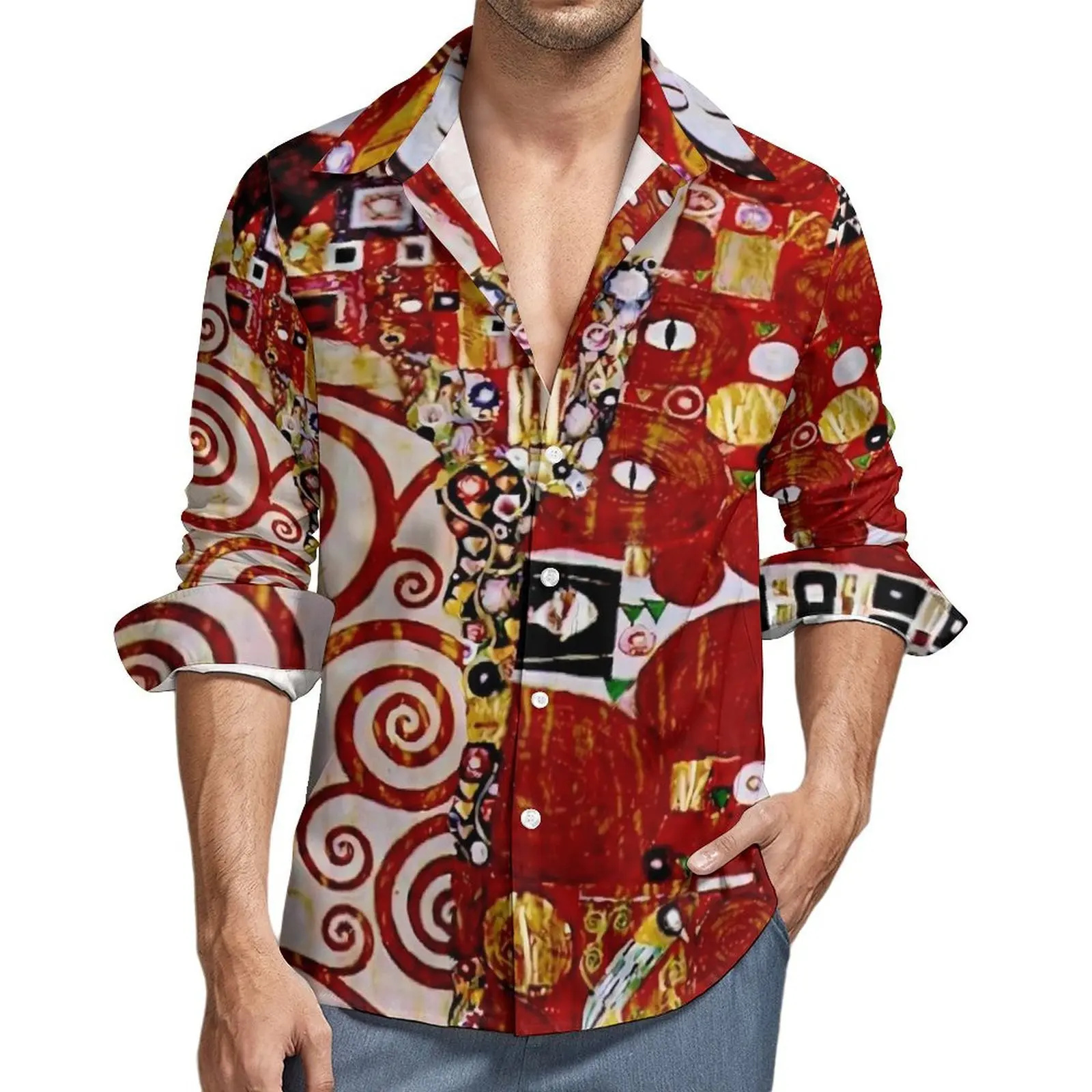 Men's New Natural Abstract Art 3D Printed Long-sleeved Sleeve Shirt Hawaii Beach Leisure Vacation Thin Breathable Beach Shirt Me
Men's New Natural Abstract Art 3D Printed Long-sleeved Sleeve Shirt Hawaii Beach Leisure Vacation Thin Breathable Beach Shirt Me