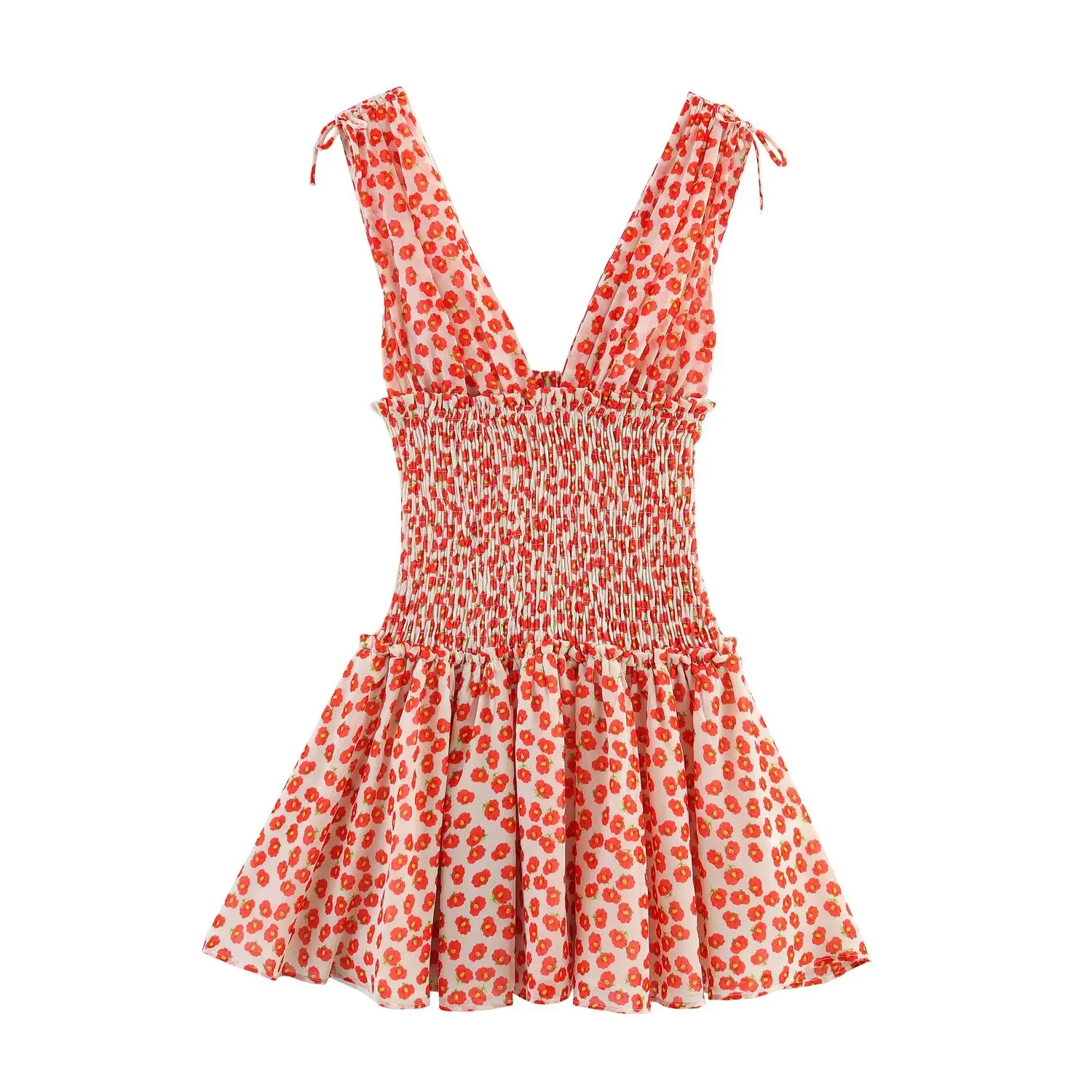 Women's 2025 new fashion slim backless printed mini dress retro sleeveless elastic waist women's dress
Women's 2025 new fashion slim backless printed mini dress retro sleeveless elastic waist women's dress