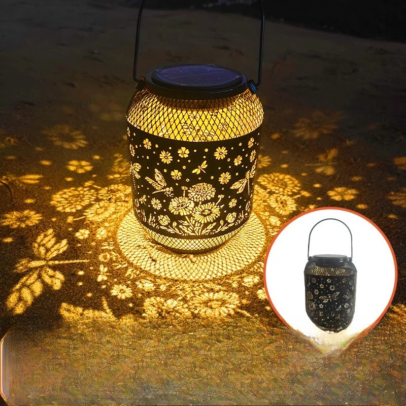 Solar night light outdoor waterproof garden light lawn garden balcony hollow wrought iron projection light dragonfly lantern
Solar night light outdoor waterproof garden light lawn garden balcony hollow wrought iron projection light dragonfly lantern