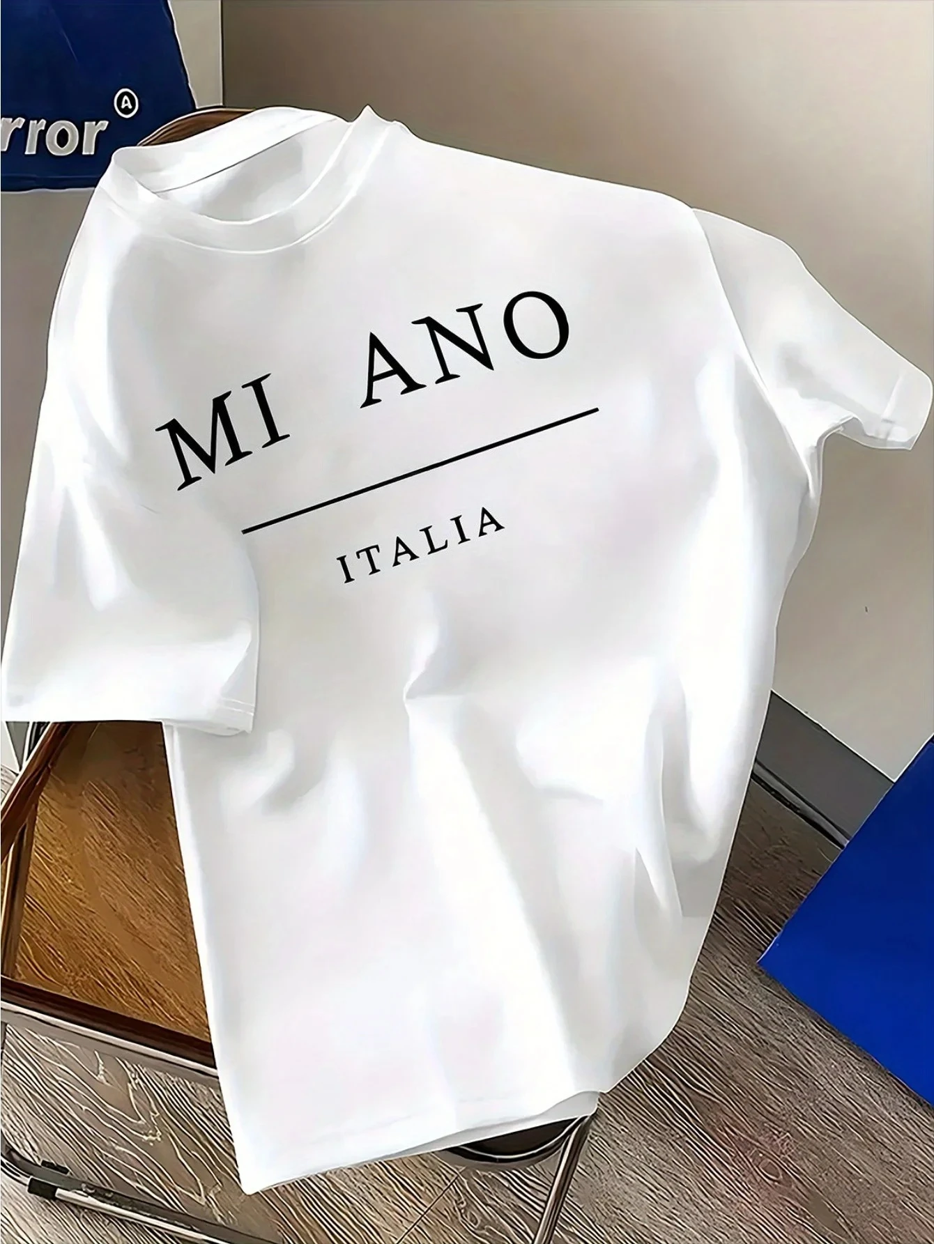Summer fashion men's T-shirt 100% pure cotton printed casual Milan Italian soft and breathable short-sleeved T-shirt for men
Summer fashion men's T-shirt 100% pure cotton printed casual Milan Italian soft and breathable short-sleeved T-shirt for men