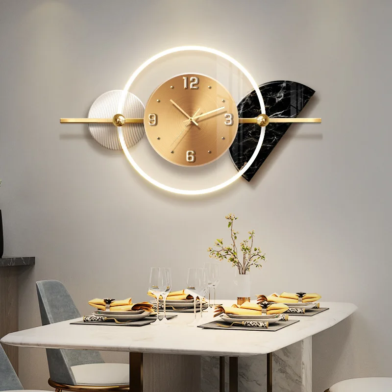 Light luxury restaurant lamp painting decorative painting modern simple three-dimensional clock hanging painting advanced sense
Light luxury restaurant lamp painting decorative painting modern simple three-dimensional clock hanging painting advanced sense