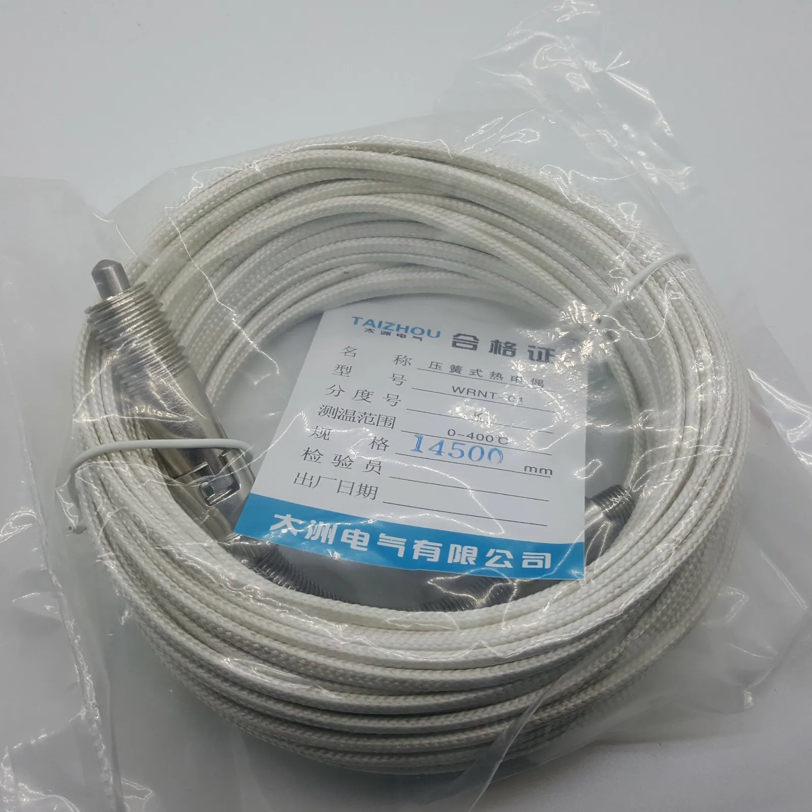 Electrical Appliance Instrument TAIZHOU Electrical Pressure Spring-Thermocouple Sensor WRNT-01 K E Type 14.5 M Oven 14.5M
Electrical Appliance Instrument TAIZHOU Electrical Pressure Spring-Thermocouple Sensor WRNT-01 K E Type 14.5 M Oven 14.5M
