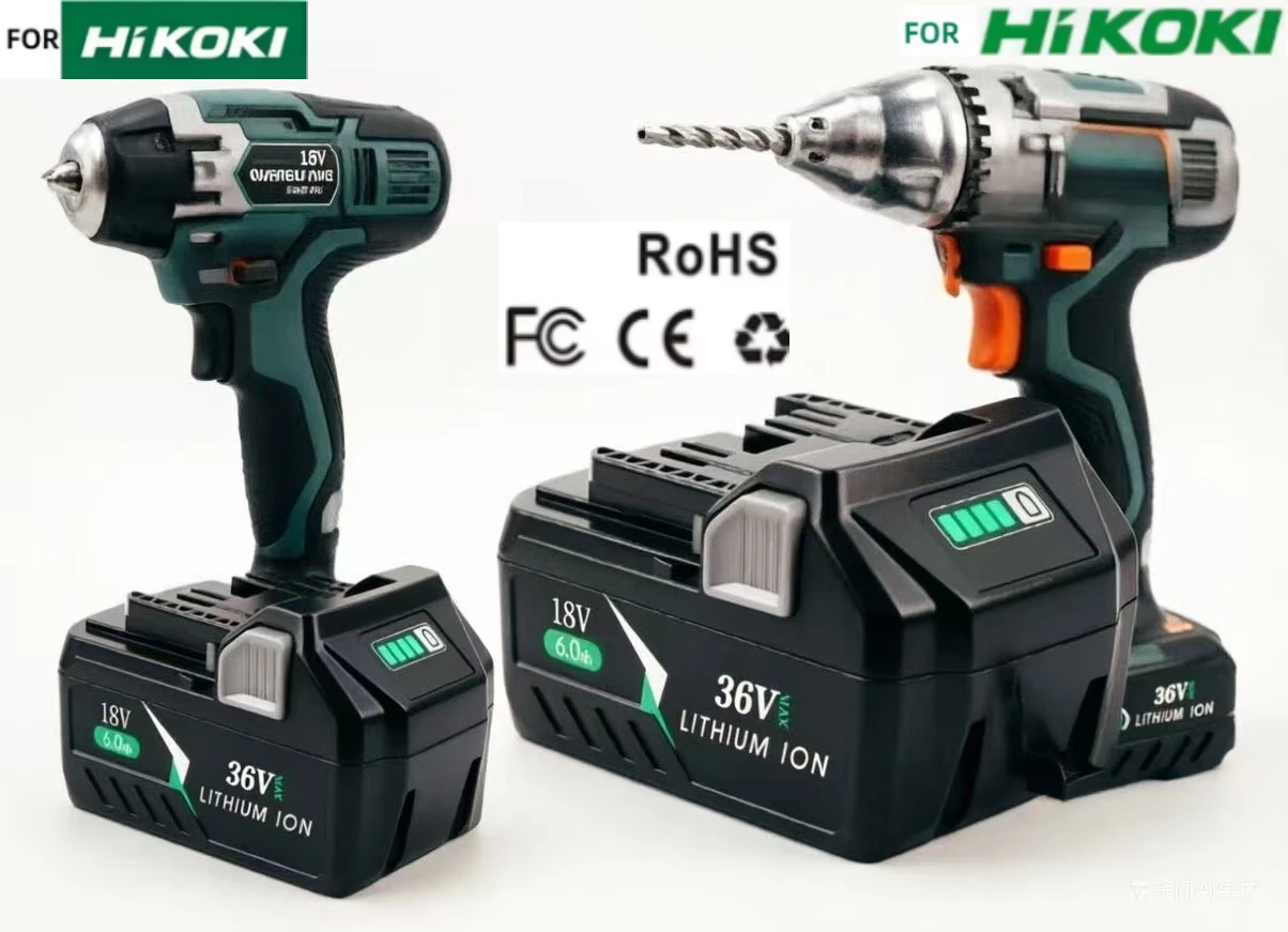 18V 6.0AhFor HiKOKI Hitachi 18V Battery Compatible with All 18V Drill Driver Impact Wrench Grinder Circular Saw Jigsaw Recip Saw
18V 6.0AhFor HiKOKI Hitachi 18V Battery Compatible with All 18V Drill Driver Impact Wrench Grinder Circular Saw Jigsaw Recip Saw