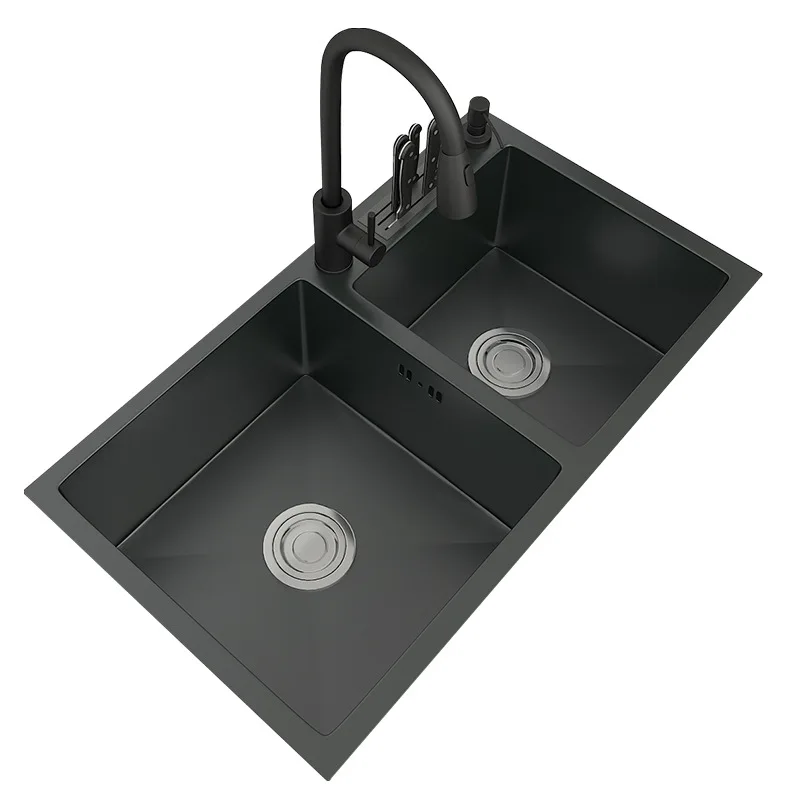 Foreign trade export nano 304 stainless steel, thickened sink, handmade basin
Foreign trade export nano 304 stainless steel, thickened sink, handmade basin