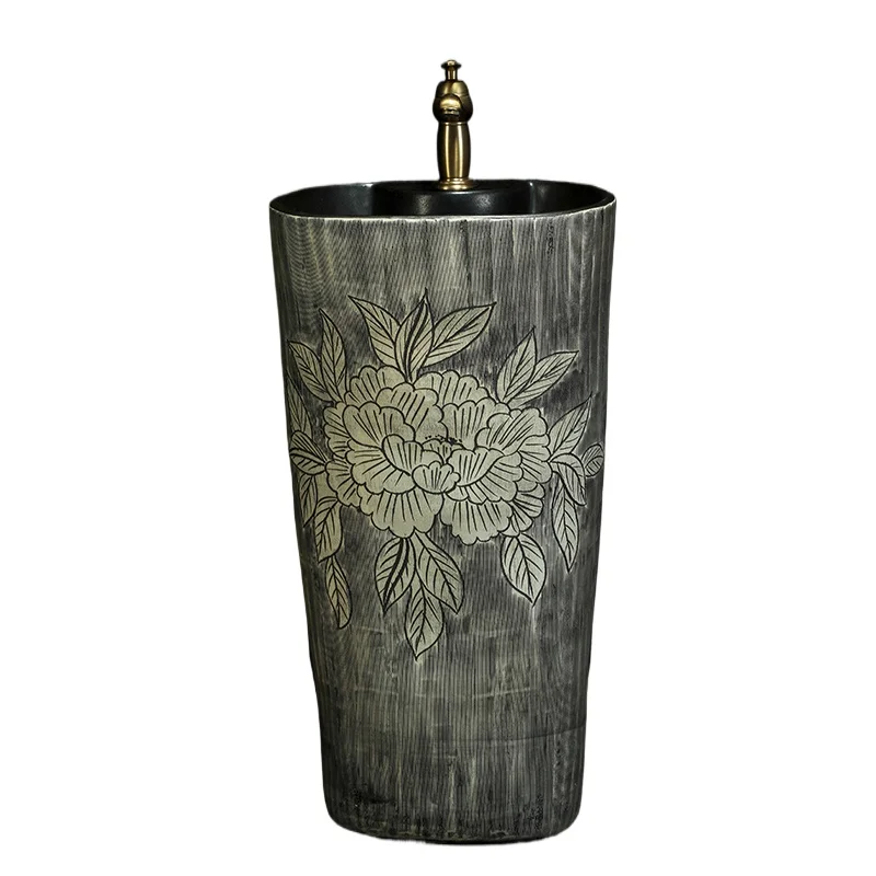 Outdoor wash basin courtyard floor-to-ceiling outdoor garden retro balcony wash basin ceramic washbasin
Outdoor wash basin courtyard floor-to-ceiling outdoor garden retro balcony wash basin ceramic washbasin