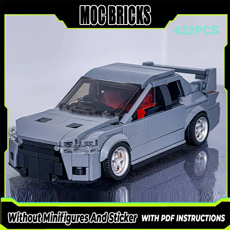 Speed Racing Car Model MOC Building Bricks EVO10 Gray Compact Car Modular Technology Gifts Holiday Assemble Children Toys Suit
Speed Racing Car Model MOC Building Bricks EVO10 Gray Compact Car Modular Technology Gifts Holiday Assemble Children Toys Suit