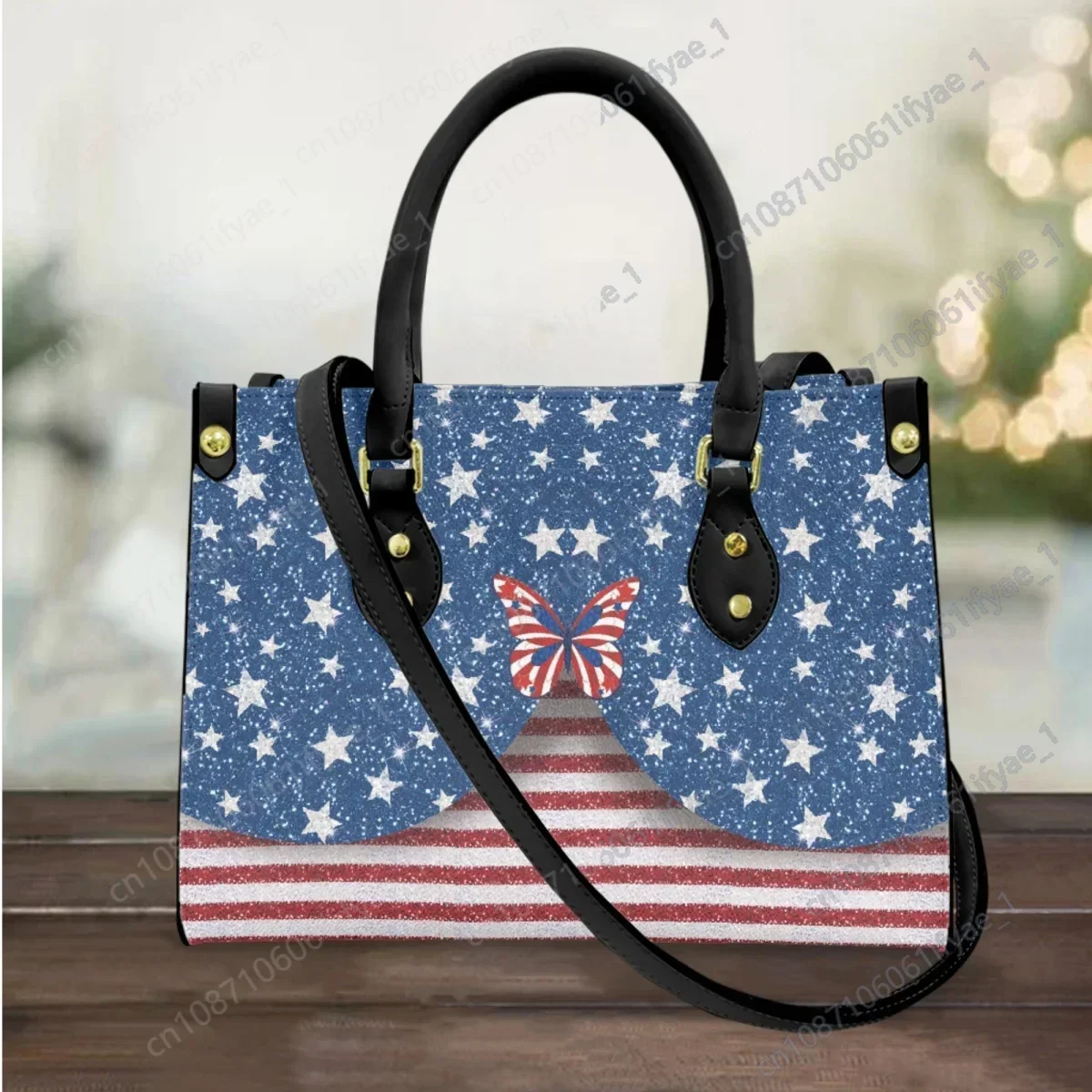 Elegant Women Messenger Bag Creative American Flag Butterfly Luxury Design Top Handle Handbags PU Leather Independence Day Gift
Elegant Women Messenger Bag Creative American Flag Butterfly Luxury Design Top Handle Handbags PU Leather Independence Day Gift