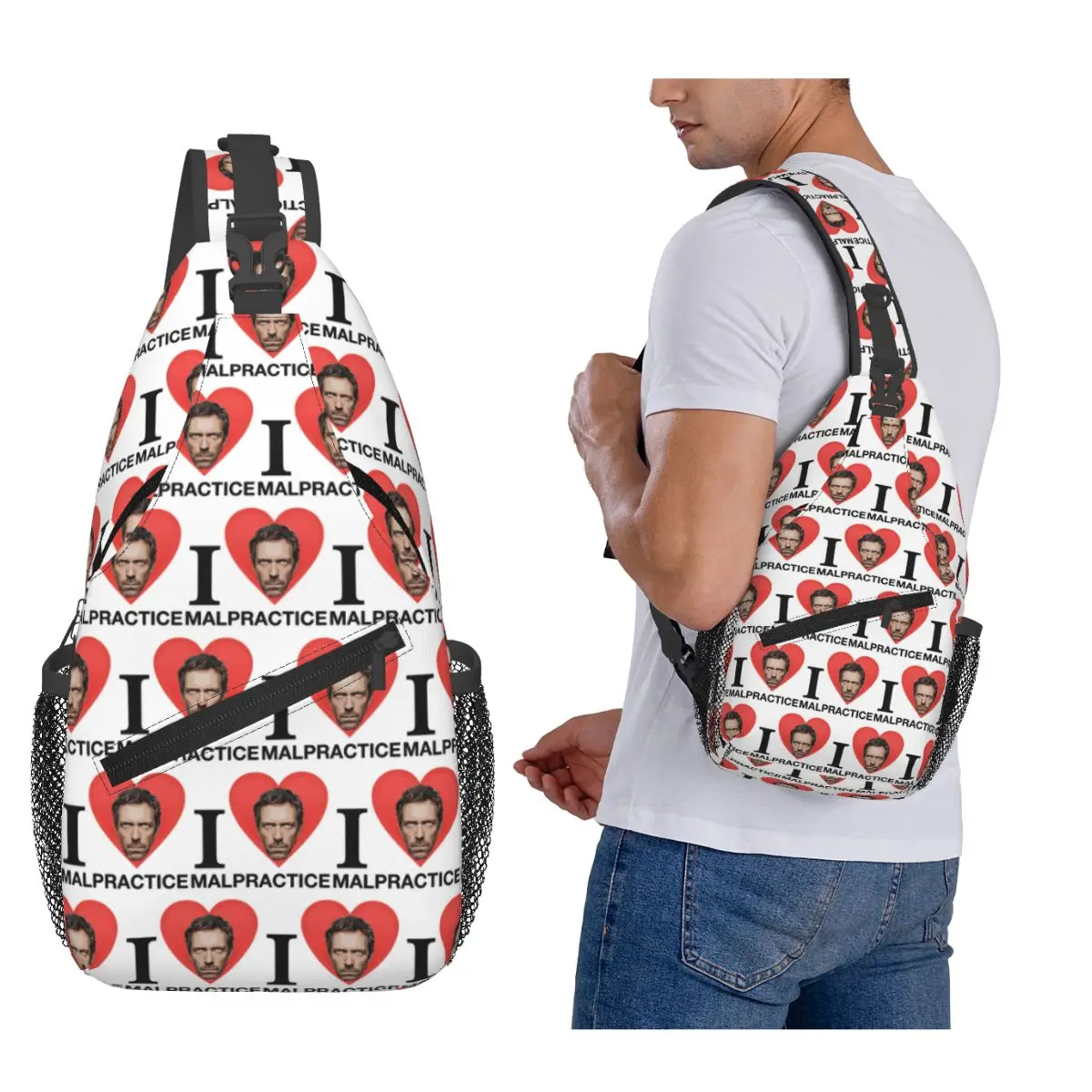 House MD Malpractice Enthusiast Merch Chest Bag Men Sling Crossbody Backpack Chest Bag Traveling Hiking Daypack Shoulder Bag
House MD Malpractice Enthusiast Merch Chest Bag Men Sling Crossbody Backpack Chest Bag Traveling Hiking Daypack Shoulder Bag