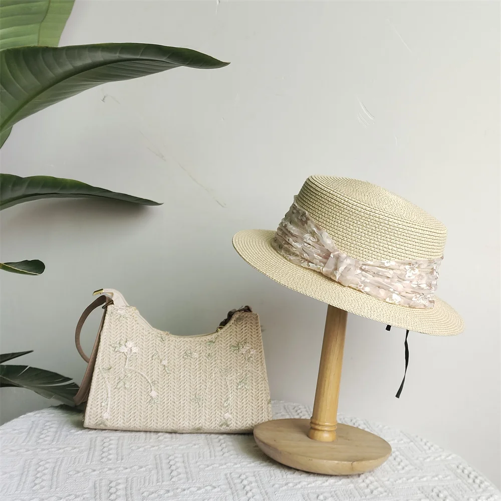 Summer Hat for Women Flower Accessories Straw Hat and Bag Set Travel Beach Sun Hat UV Protection Summer Holiday Hats
Summer Hat for Women Flower Accessories Straw Hat and Bag Set Travel Beach Sun Hat UV Protection Summer Holiday Hats