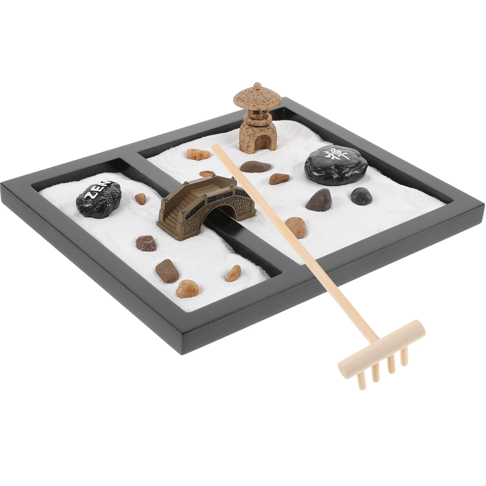 Simulated Stone Ornaments Mini Zen Garden Landscape Desktop Sand Table Decoration Toy Home Office Use Sand Kit
Simulated Stone Ornaments Mini Zen Garden Landscape Desktop Sand Table Decoration Toy Home Office Use Sand Kit