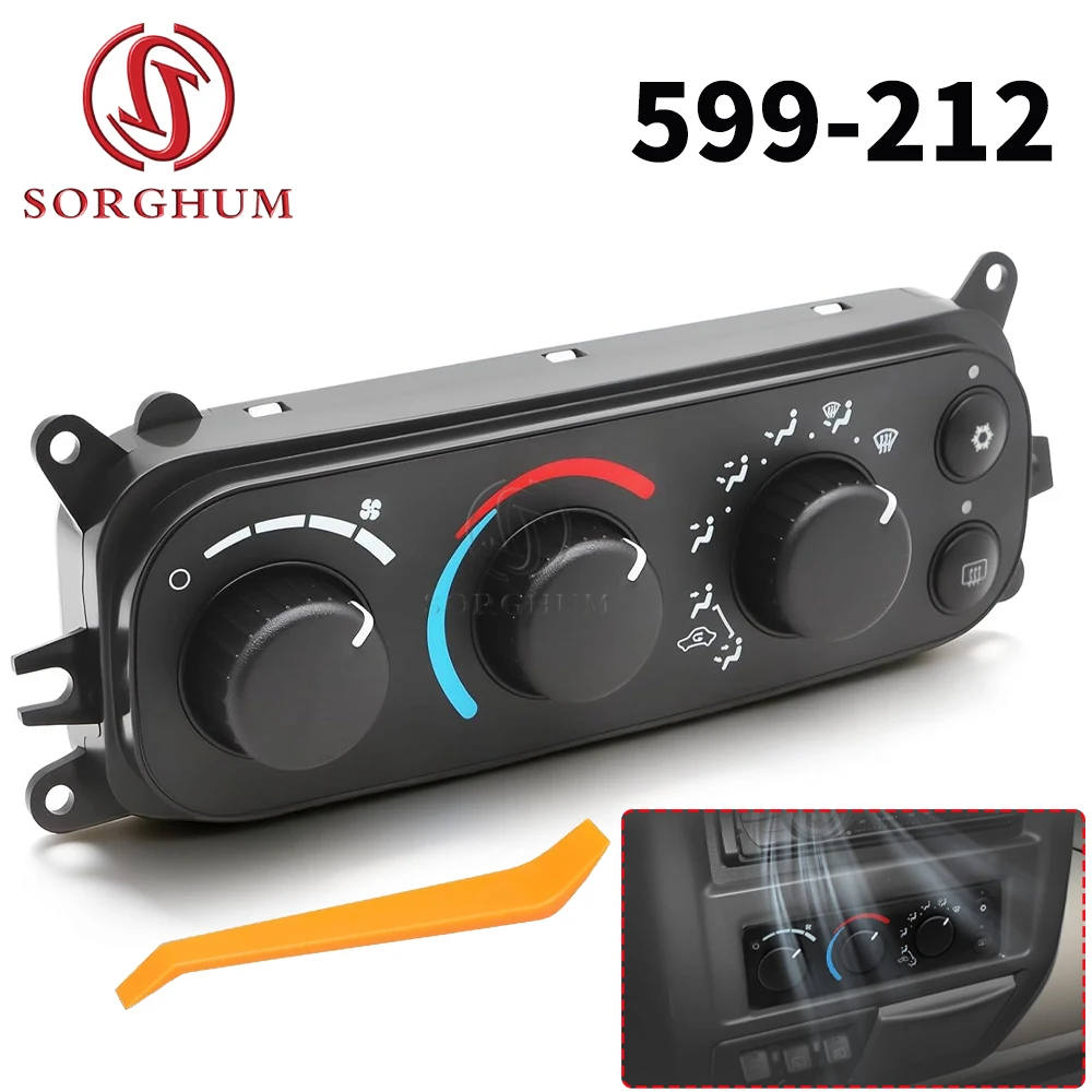 Air Conditioning Control Switch HVAC A/C Heater Climate Control Module 599-212 For Dodge Ram 1500 2500 3500 Dakota 2001-2005
Air Conditioning Control Switch HVAC A/C Heater Climate Control Module 599-212 For Dodge Ram 1500 2500 3500 Dakota 2001-2005