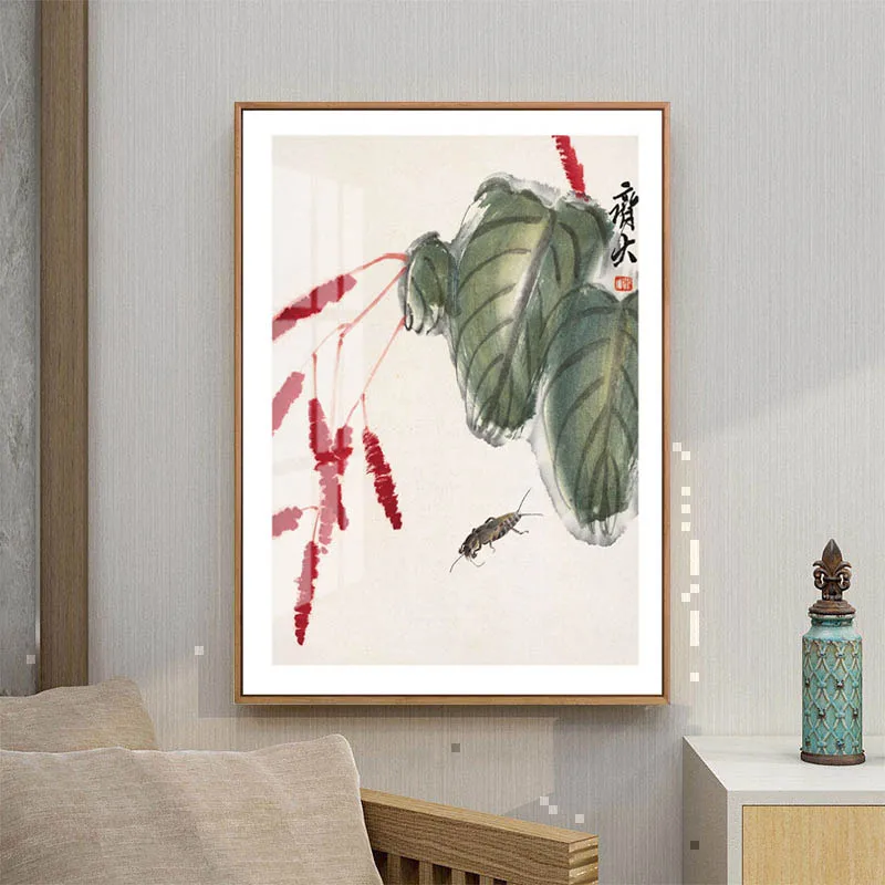 Traditional Chinese Ink Painting Style Canvas Art Print Painting Poster of Dragonfly and Flower By Qi Baishi Living Room Wall Pi
Traditional Chinese Ink Painting Style Canvas Art Print Painting Poster of Dragonfly and Flower By Qi Baishi Living Room Wall Pi