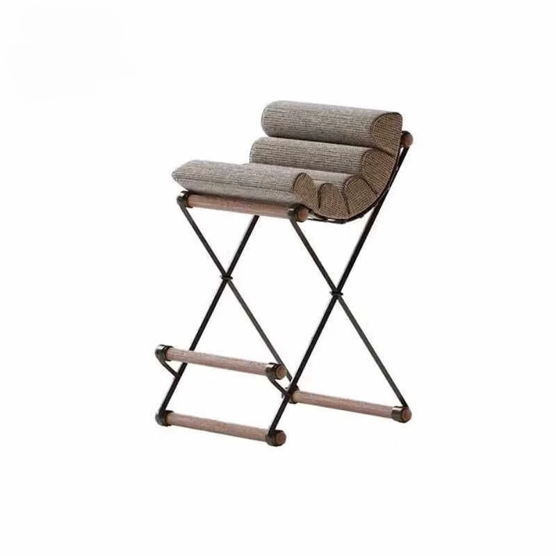 Simple Iron and Roll Stool Home High Chair B & B Hotel Clubhouse Villa Model Room Bar Chair
Simple Iron and Roll Stool Home High Chair B & B Hotel Clubhouse Villa Model Room Bar Chair