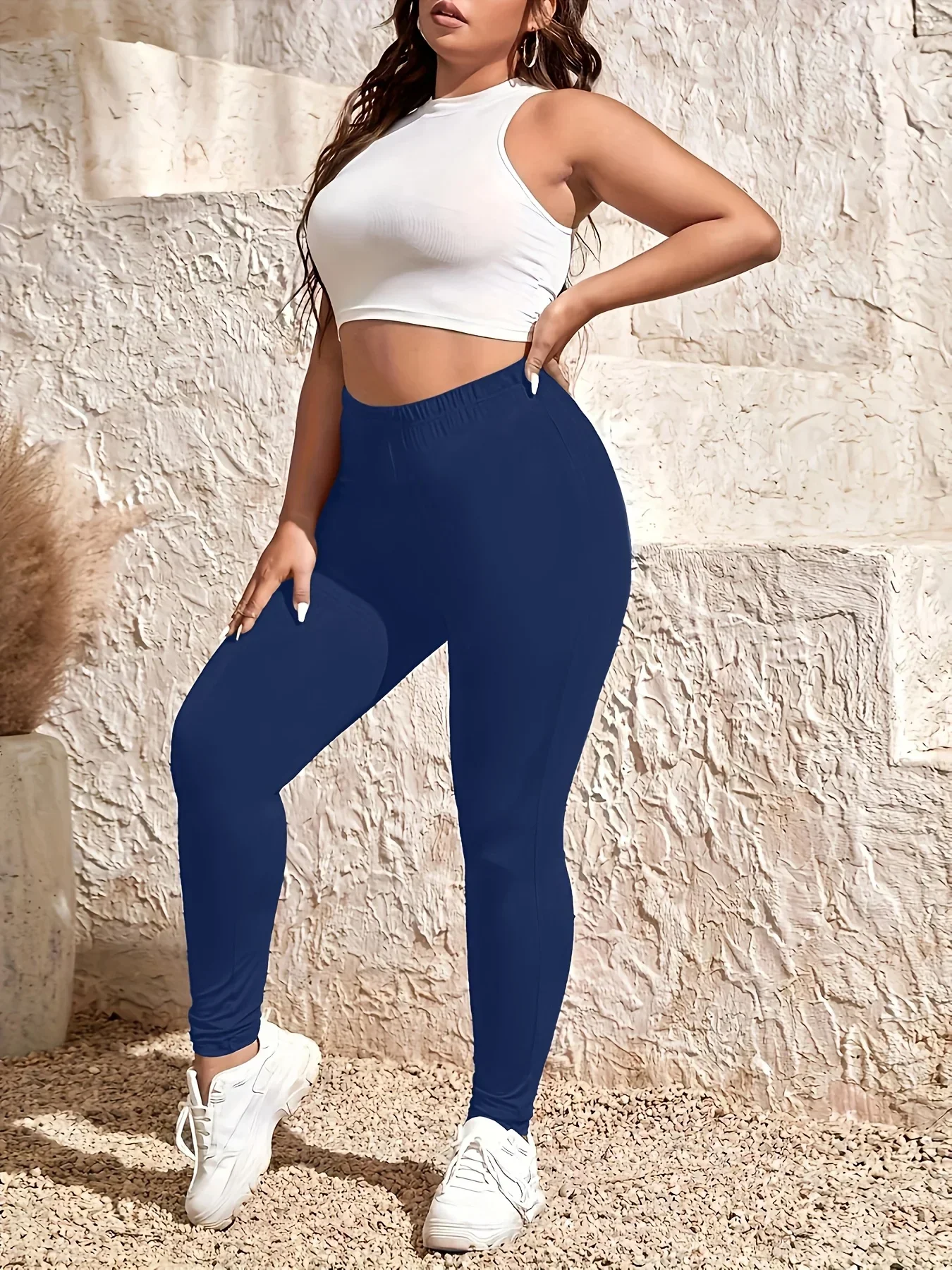 Plus Size 1XL-5XL Women's Black High-stretch Leggings Wear Nine-point Pants High-waisted Plus Fat Solid Color Small Feet Pants
Plus Size 1XL-5XL Women's Black High-stretch Leggings Wear Nine-point Pants High-waisted Plus Fat Solid Color Small Feet Pants