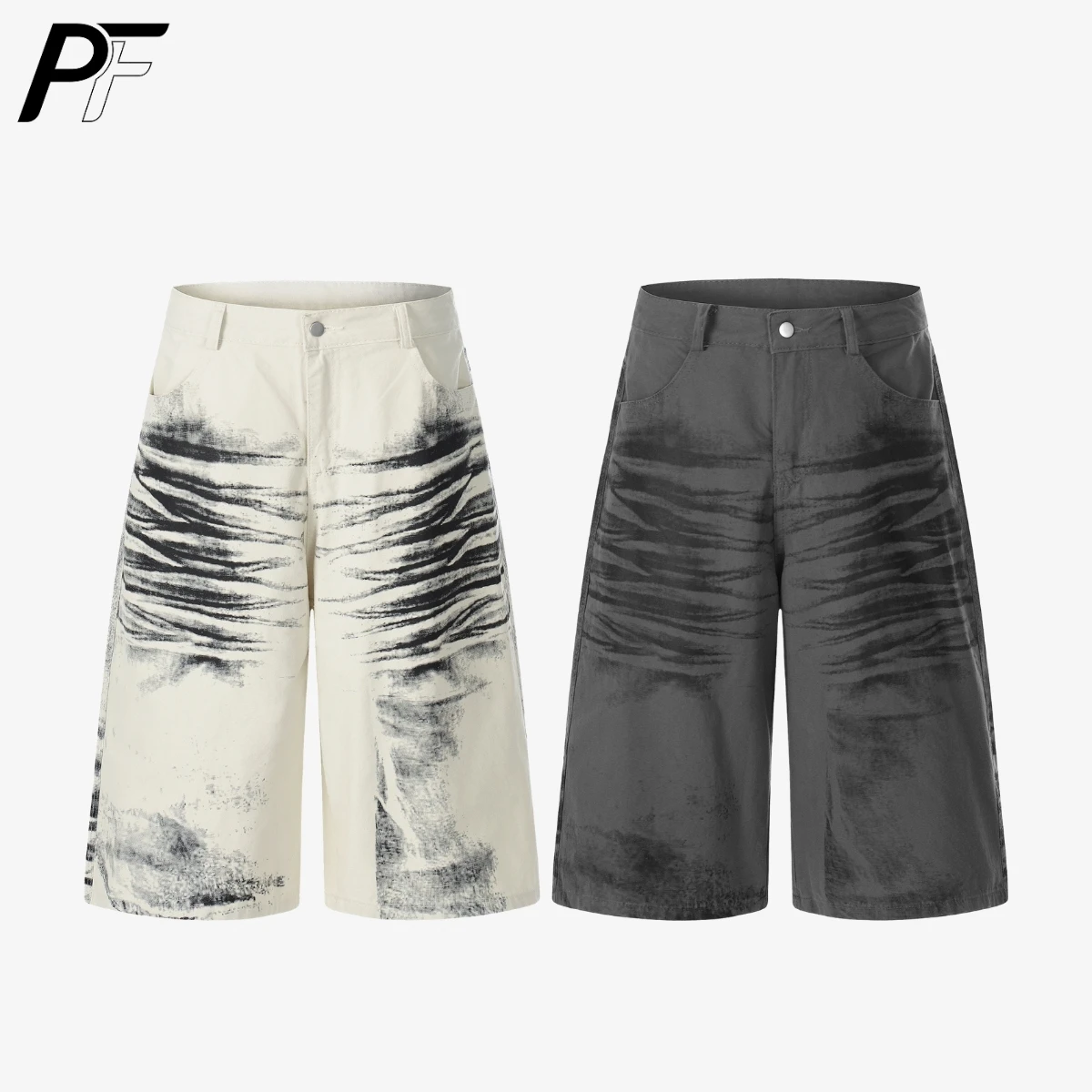 Vintage Gradient Tie-Dye Cropped Pants Unisex High Street Wide Leg Baggy Denim Shorts Knee-Length Y2K Streetwear Bermuda Shorts
Vintage Gradient Tie-Dye Cropped Pants Unisex High Street Wide Leg Baggy Denim Shorts Knee-Length Y2K Streetwear Bermuda Shorts