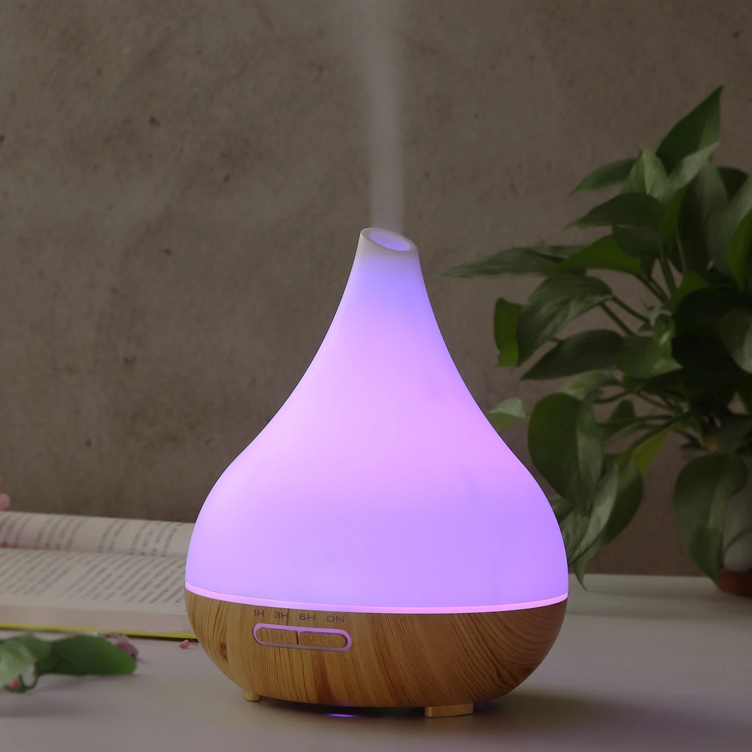 HOMEFISH 400ml Essential Oil Diffuser Air Humidifier Aromatherapy Wood Grain Aroma Diffuser With Remote Control
HOMEFISH 400ml Essential Oil Diffuser Air Humidifier Aromatherapy Wood Grain Aroma Diffuser With Remote Control