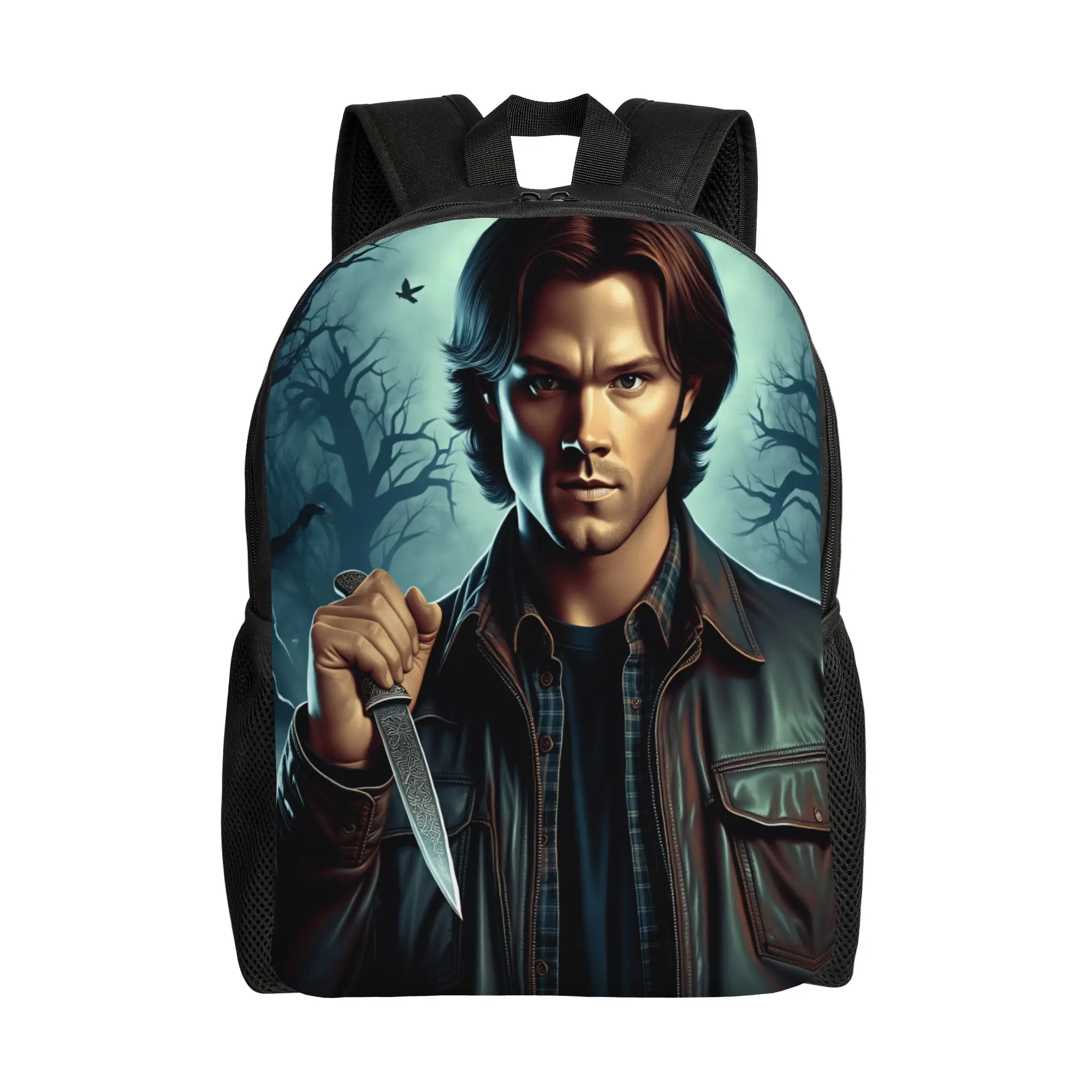 Sam Winchester Supernatural Backpack Boy Girl Polyester Trekking Backpacks Large Elegant High School Bags Rucksack
Sam Winchester Supernatural Backpack Boy Girl Polyester Trekking Backpacks Large Elegant High School Bags Rucksack