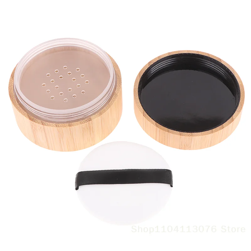 30ml WoodenEmpty Powder Case Portable Make-Up Sponge Holder With Lids And Powder Puff Makeup Powder Jar
30ml WoodenEmpty Powder Case Portable Make-Up Sponge Holder With Lids And Powder Puff Makeup Powder Jar