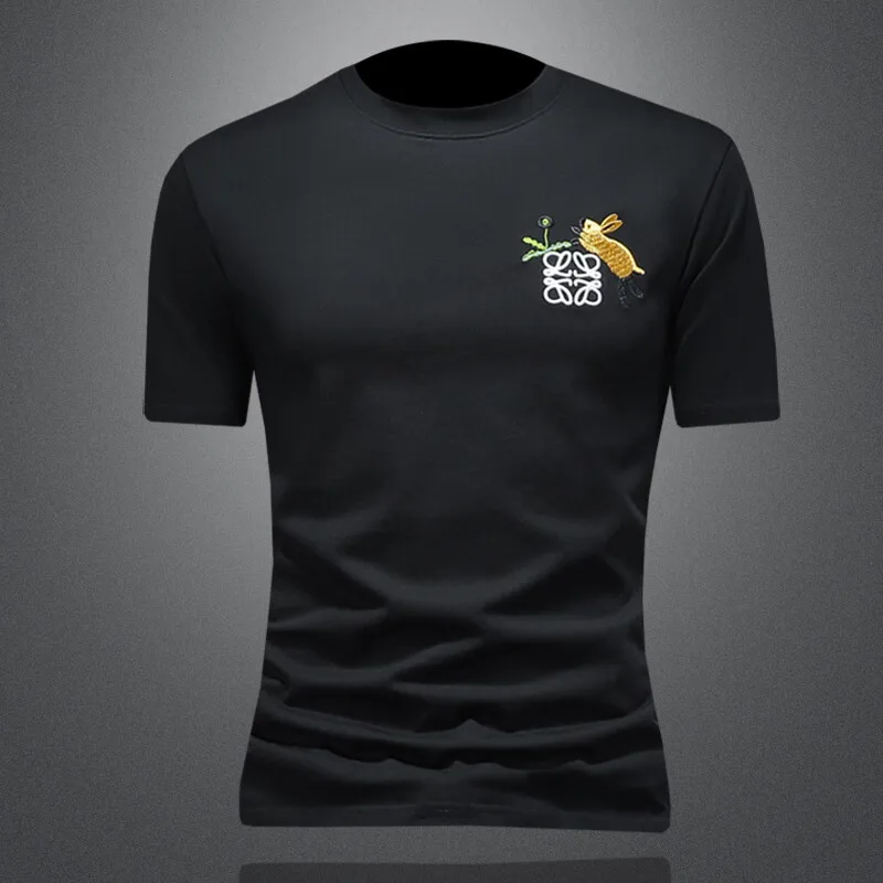 Summer 2026 Men's ort Sve T-irt Embroidered Faion Brand Polyester Cotton Blend round Ne Letter Pattern Classic Sle
Summer 2026 Men's ort Sve T-irt Embroidered Faion Brand Polyester Cotton Blend round Ne Letter Pattern Classic Sle