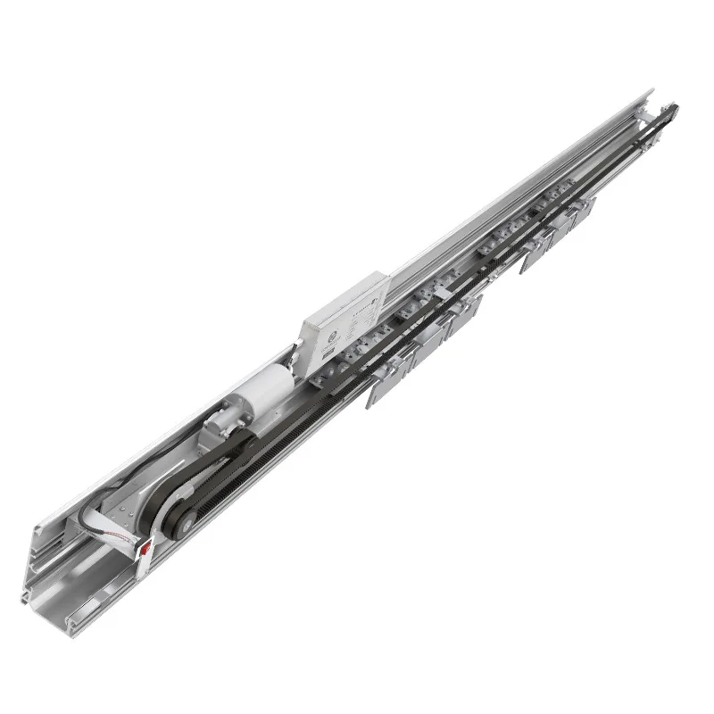 The ultra-heavy-duty sensor gate unit H-350 electric rail translation system controller complete double-door set weighing 350KG
The ultra-heavy-duty sensor gate unit H-350 electric rail translation system controller complete double-door set weighing 350KG