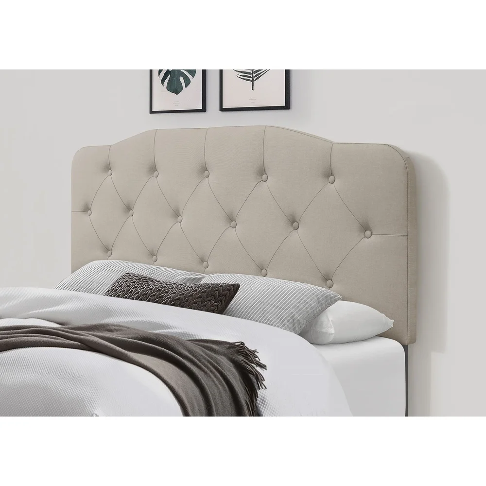 Adjustable Button-Tufted Headboard with Plush Foam Padding Warm Grey Upholstery Twin Bed Frame Easy Assembly
Adjustable Button-Tufted Headboard with Plush Foam Padding Warm Grey Upholstery Twin Bed Frame Easy Assembly