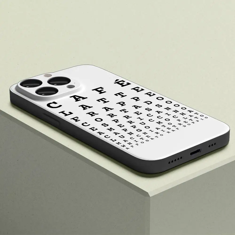 Eye Test Fruit Chart Phone Case For IPhone 16 16e Plus Pro MAX15 14 13 12 11 XSmax Soft Black Case
Eye Test Fruit Chart Phone Case For IPhone 16 16e Plus Pro MAX15 14 13 12 11 XSmax Soft Black Case